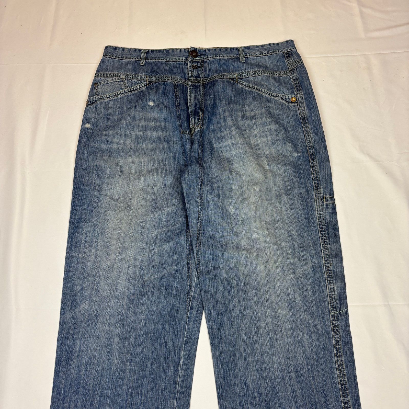 Marithe + Francois Girbaud Marithe Francois Girbaud MFG Baggy Jeans Wide Leg Men's Size US 42 / EU 58 - 2 Thumbnail