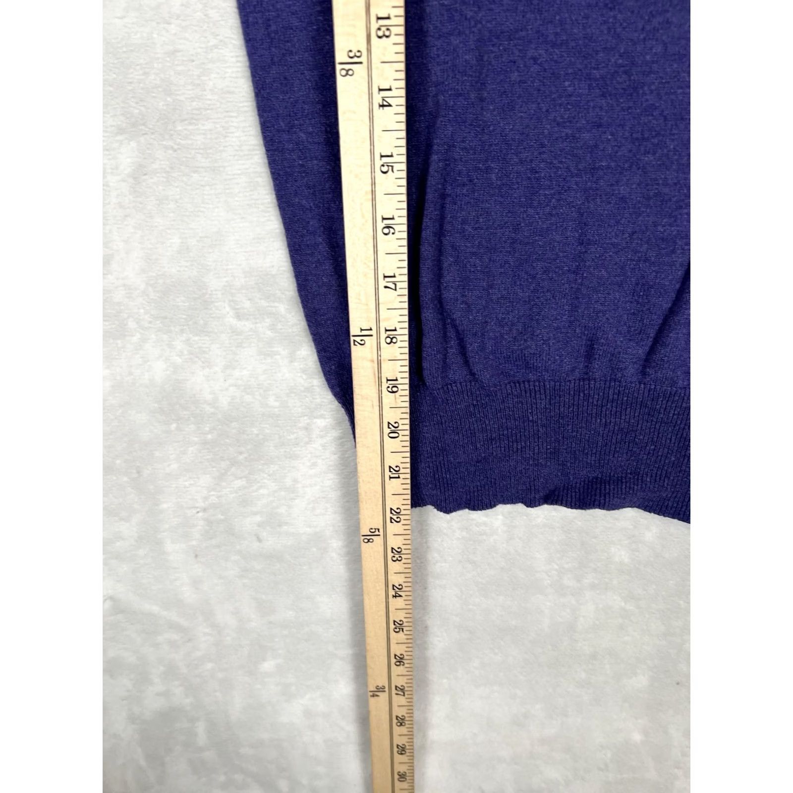 Mossimo VINTAGE Mossimo Sweater Womens Medium Purple V Neck Lightweight Knit Pullover Size M / US 6-8 / IT 42-44 - 5 Thumbnail