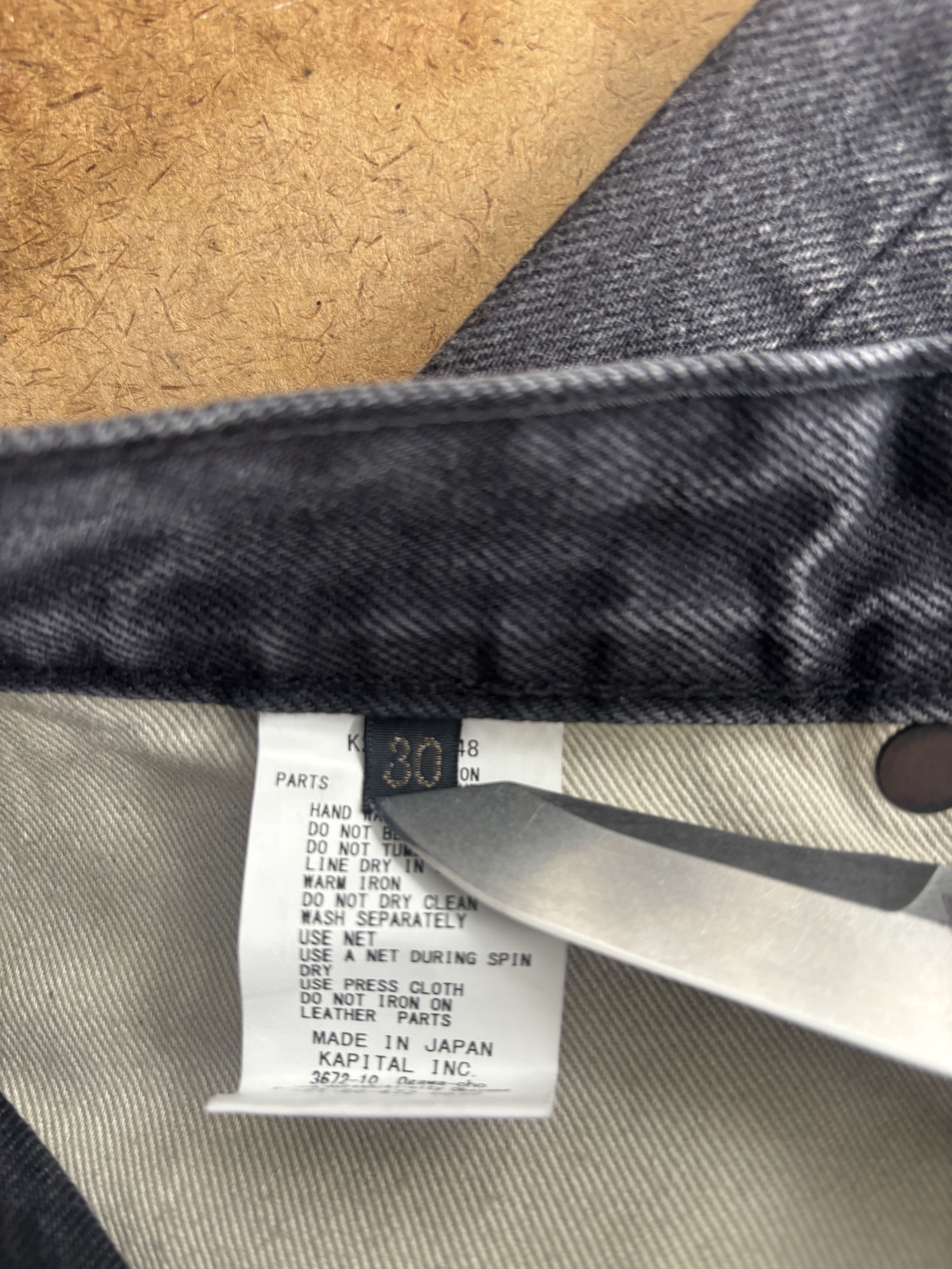 Kapital 14oz Denim MONKEY CISCO Jean Size US 30 / EU 46 - 7 Thumbnail