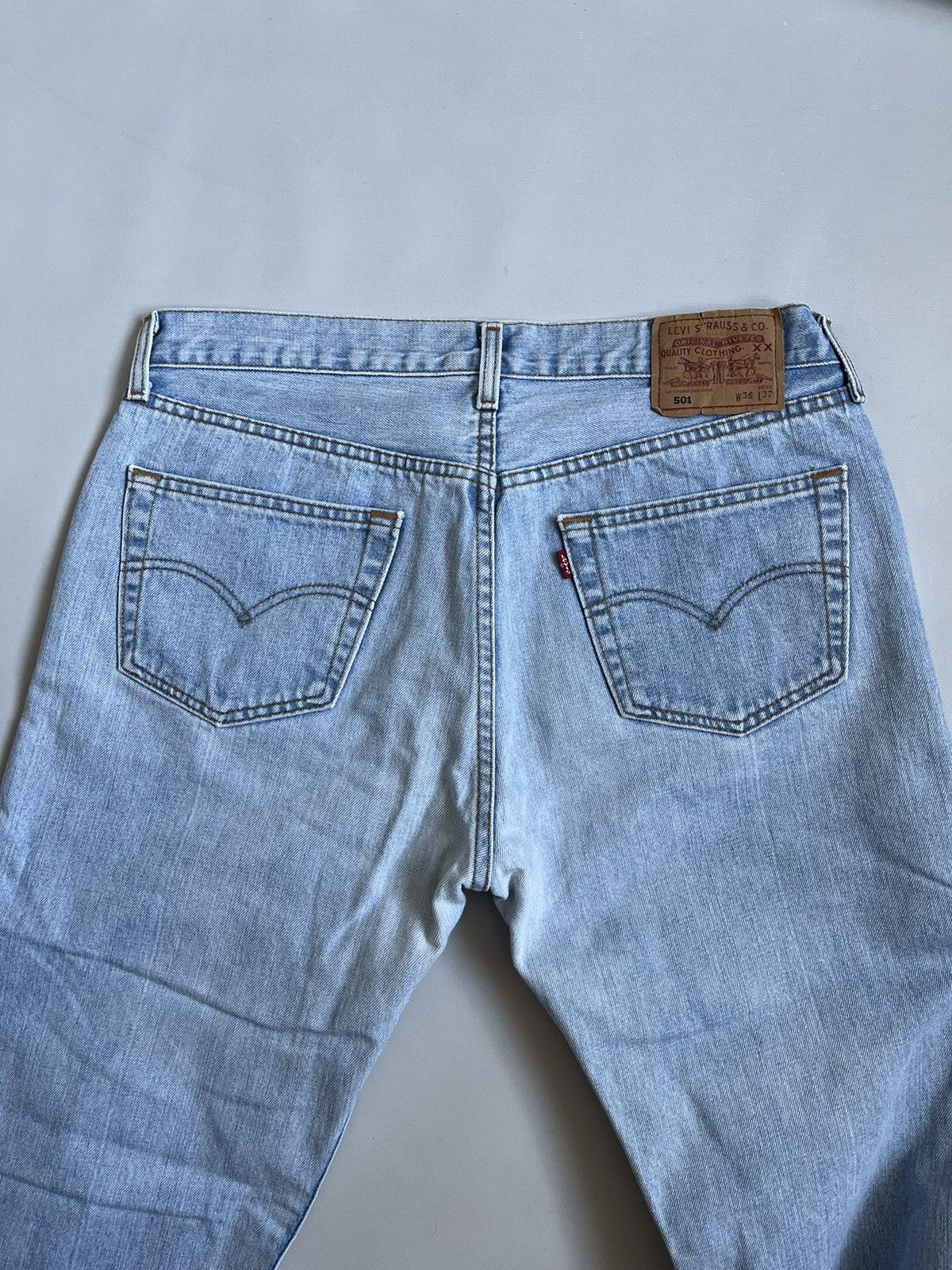 Levi's Vintage Levi’s 501 Blue Stonewashed Regular Fit Button Jeans Size US 36 / EU 52 - 17 Thumbnail