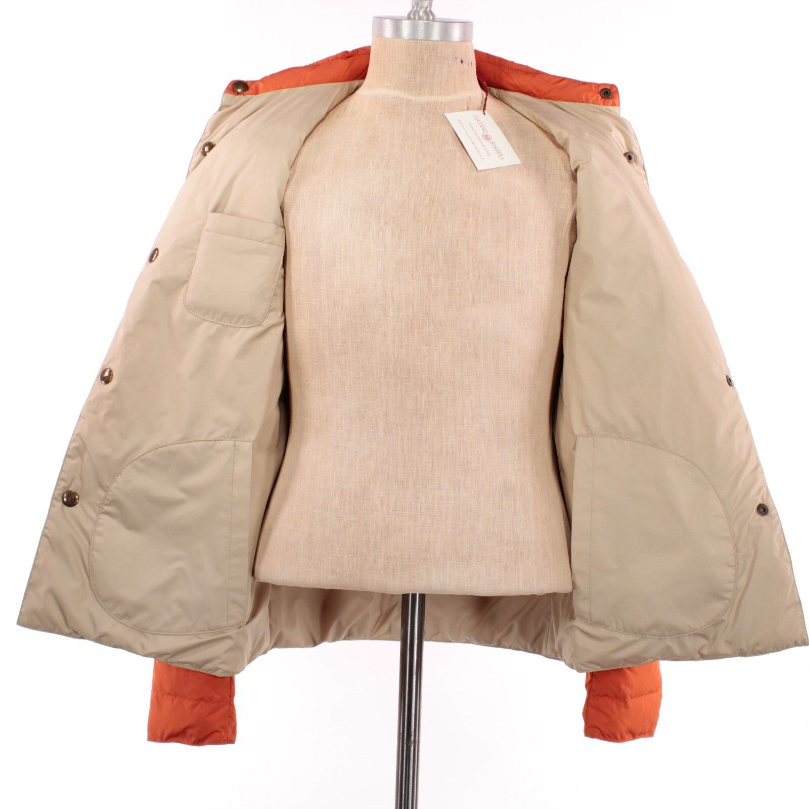 Luciano Barbera Luciano Barbera Jacket Size S US In Orange Polyester Size US S / EU 44-46 / 1 - 6 Thumbnail