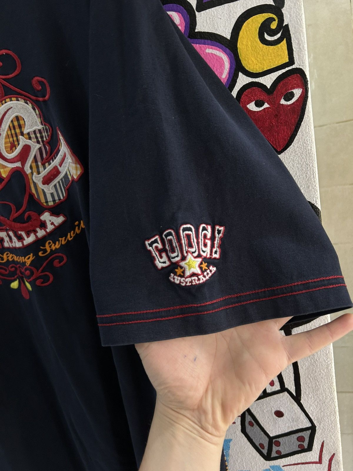 Coogi × Vintage 90s Coogi Tee Size US XXL / EU 58 / 5 - 3 Thumbnail