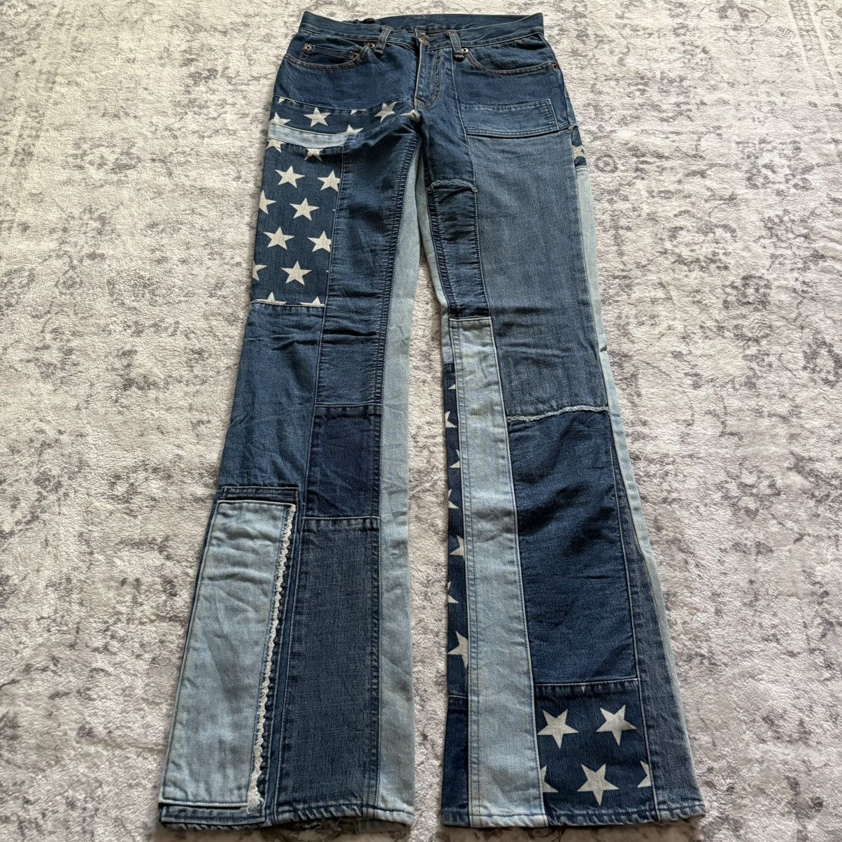 パンツ HYSTERIC GLAMOUR HG Patch denime pants Pre-owned] Hysteric Glamour Studded denim pants – Archive