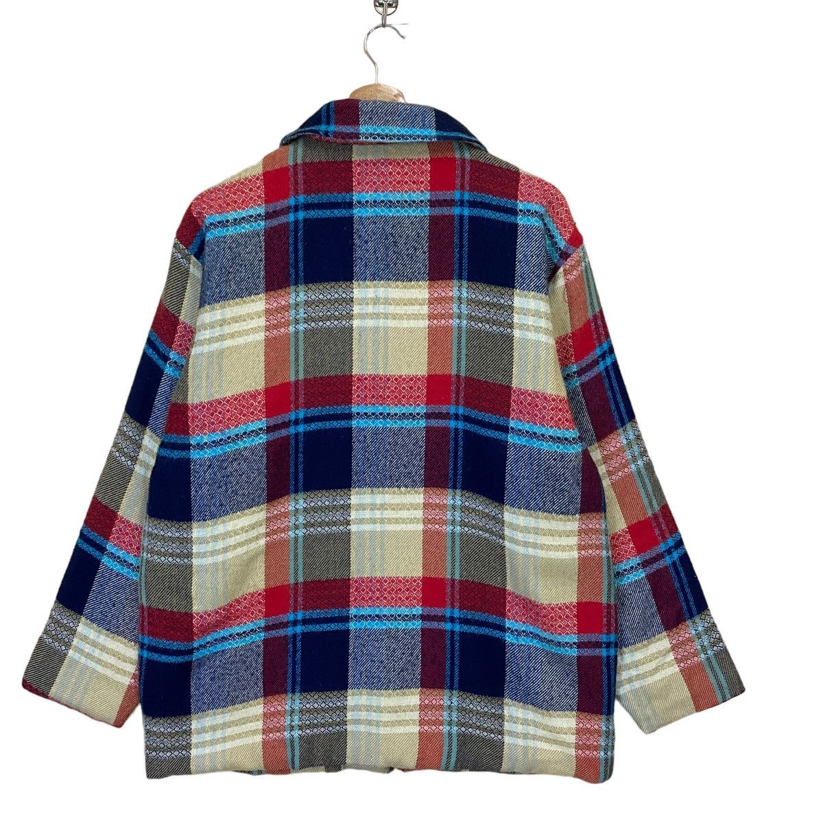 Japanese Brand Vintage 90s Travelling Classic Flanel Plaid Zipper Jacket Size US M / EU 48-50 / 2 - 9 Thumbnail