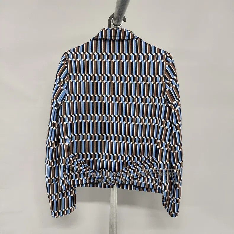 Prada Prada Tweed long-sleeved coat Size XXS / US 00 / IT 34 - 2 Thumbnail