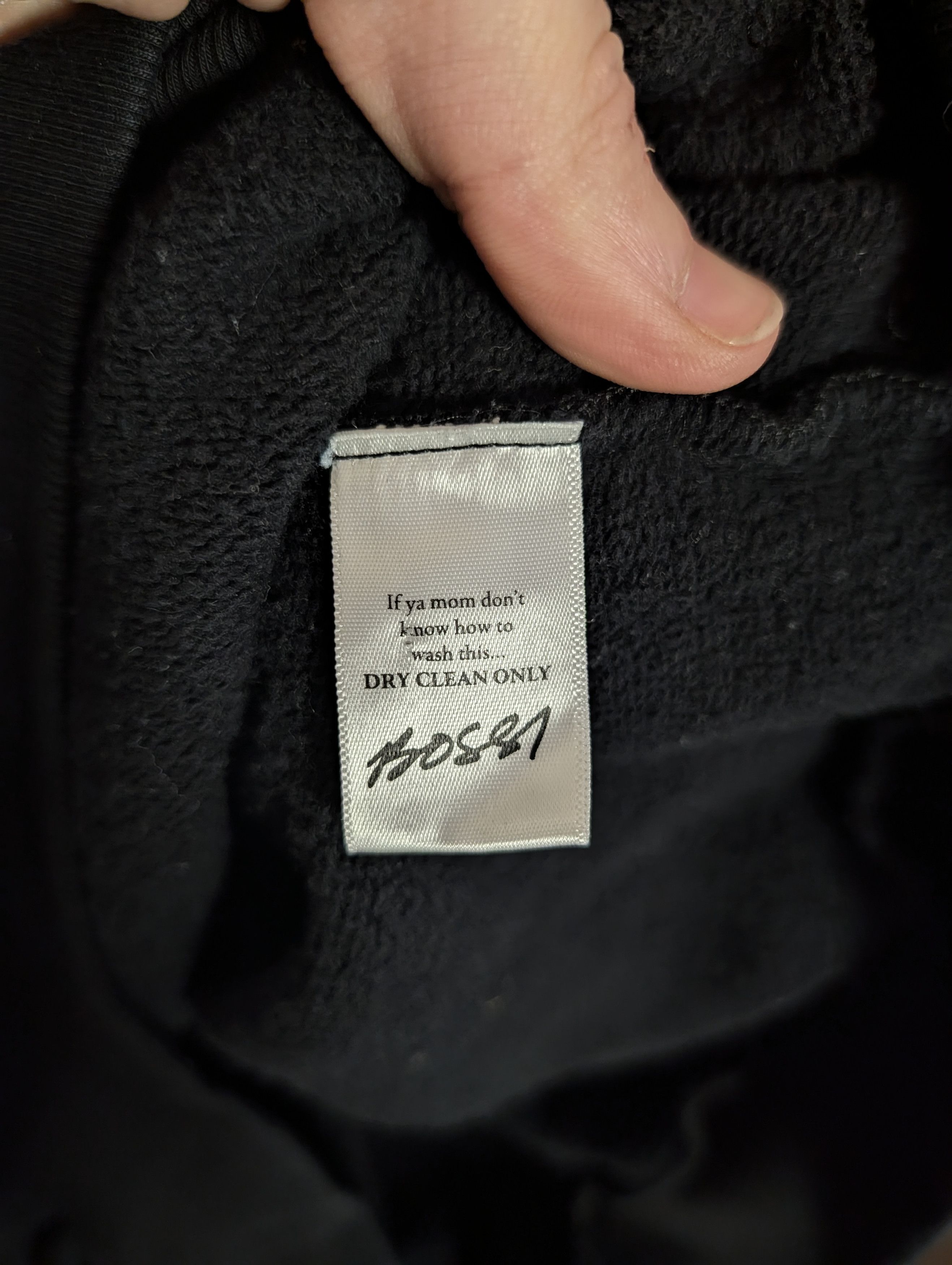 Bossi Sportswear Black logo graphic beaded drawstring hoodie MiUSA large Size US L / EU 52-54 / 3 - 13 Thumbnail