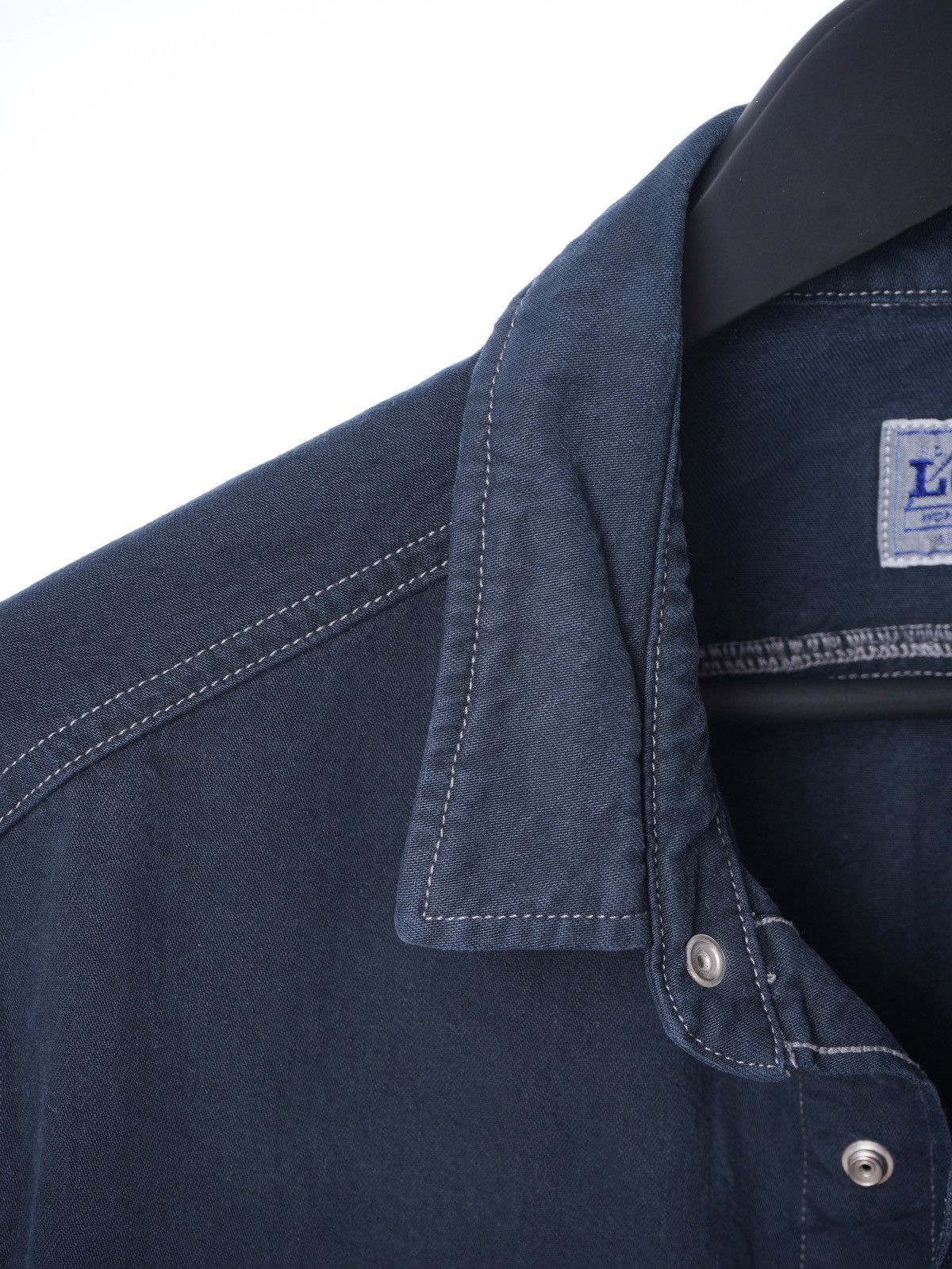 Lee Lee Faded Navy Overshirt Jacket Workwear Size US M / EU 48-50 / 2 - 4 Thumbnail