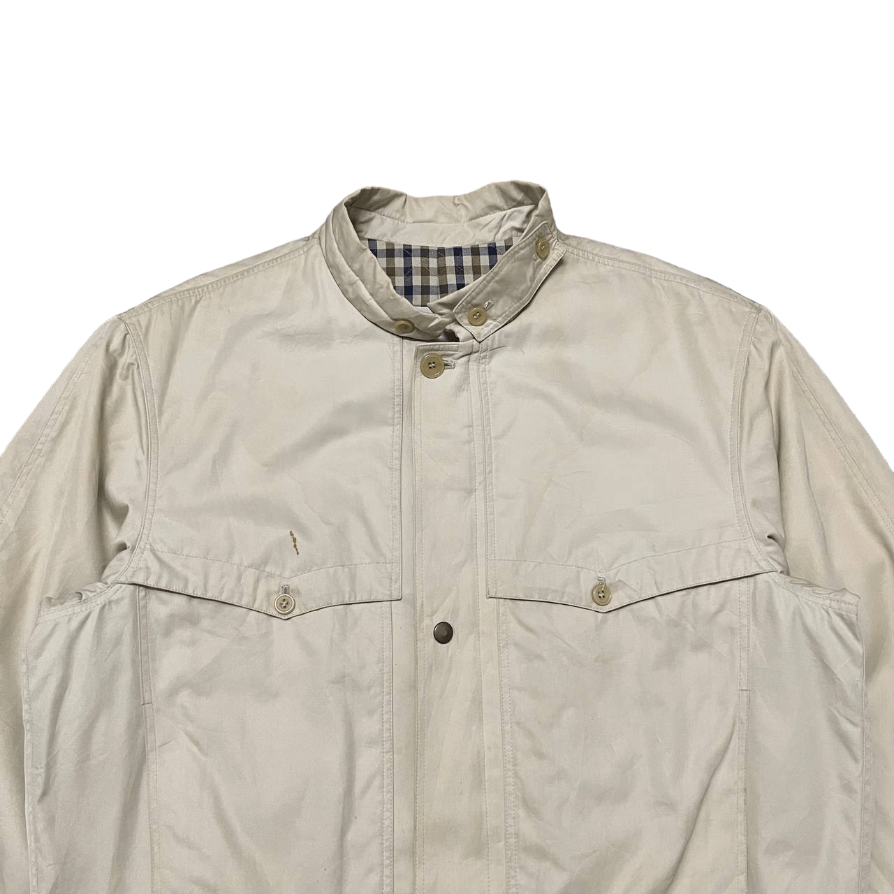 Aquascutum Vintage Aquascutum London Checked Jacket Made in England Size US L / EU 52-54 / 3 - 3 Thumbnail