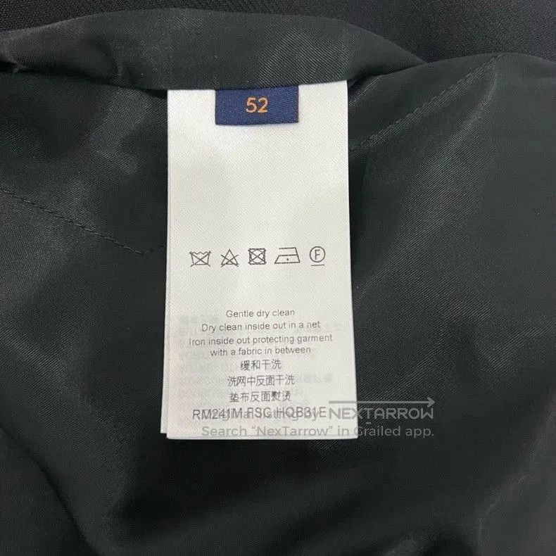 Louis Vuitton Louis Vuitton Wool Pearl Slogan Jacket. Size US L / EU 52-54 / 3 - 7 Thumbnail