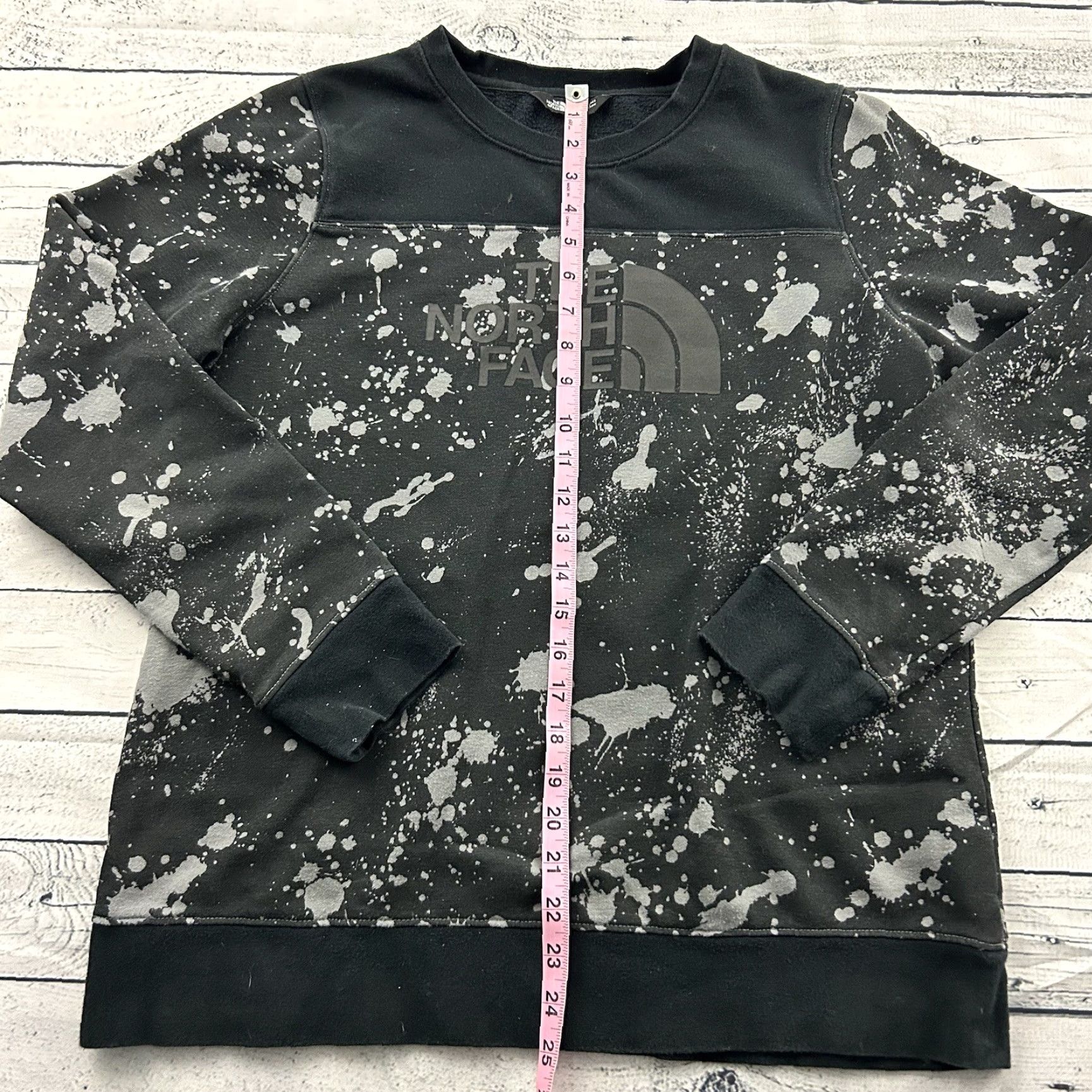 The North Face The North Face Sweatshirt Pullover Crew Neck Splatter Print Black Women Large Size L / US 10 / IT 46 - 4 Thumbnail