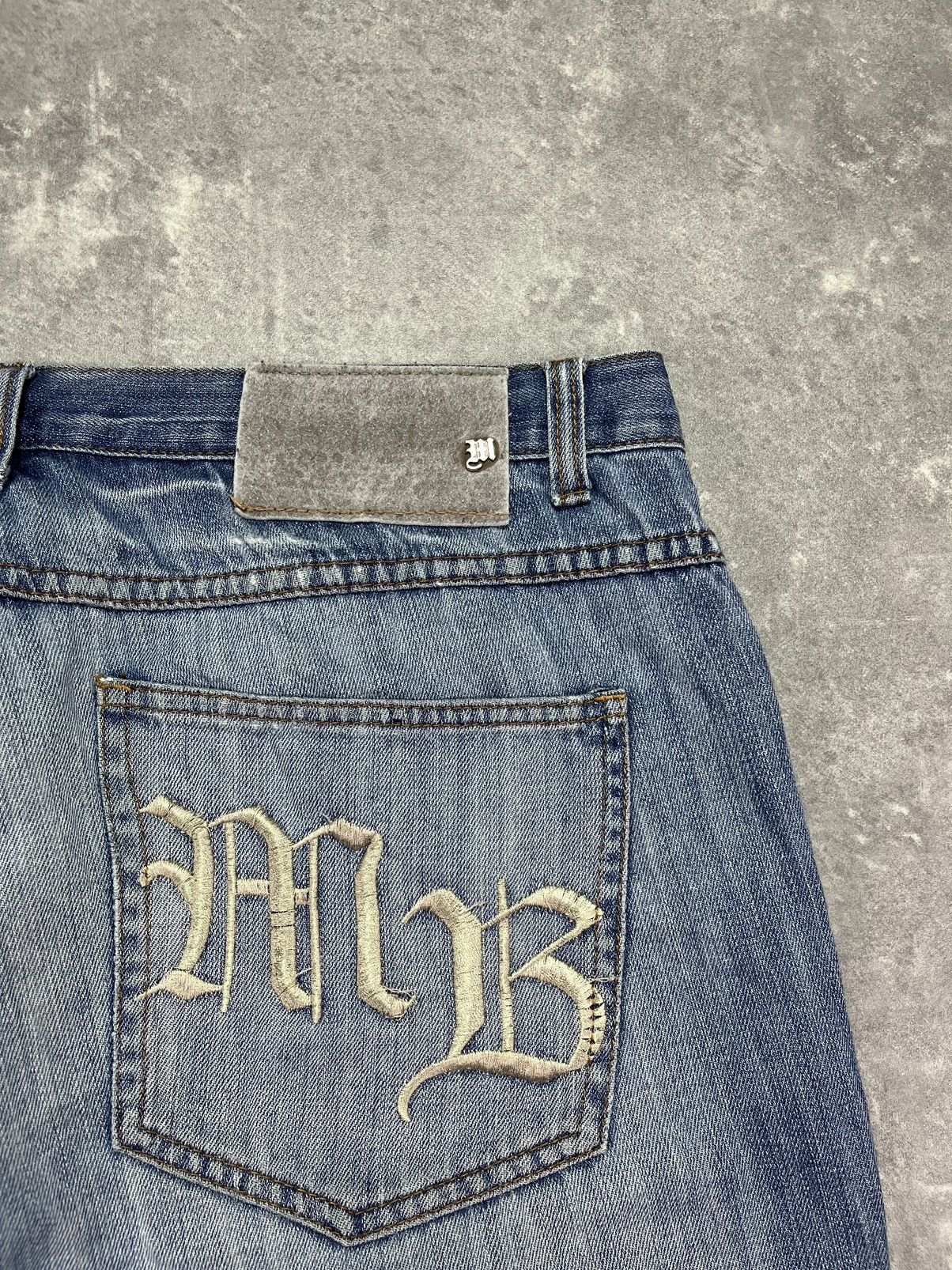 Makaveli Makaveli Fleur De Lis Printed Baggy Denim Shorts Jorts 36 Size US 36 / EU 52 - 12 Thumbnail