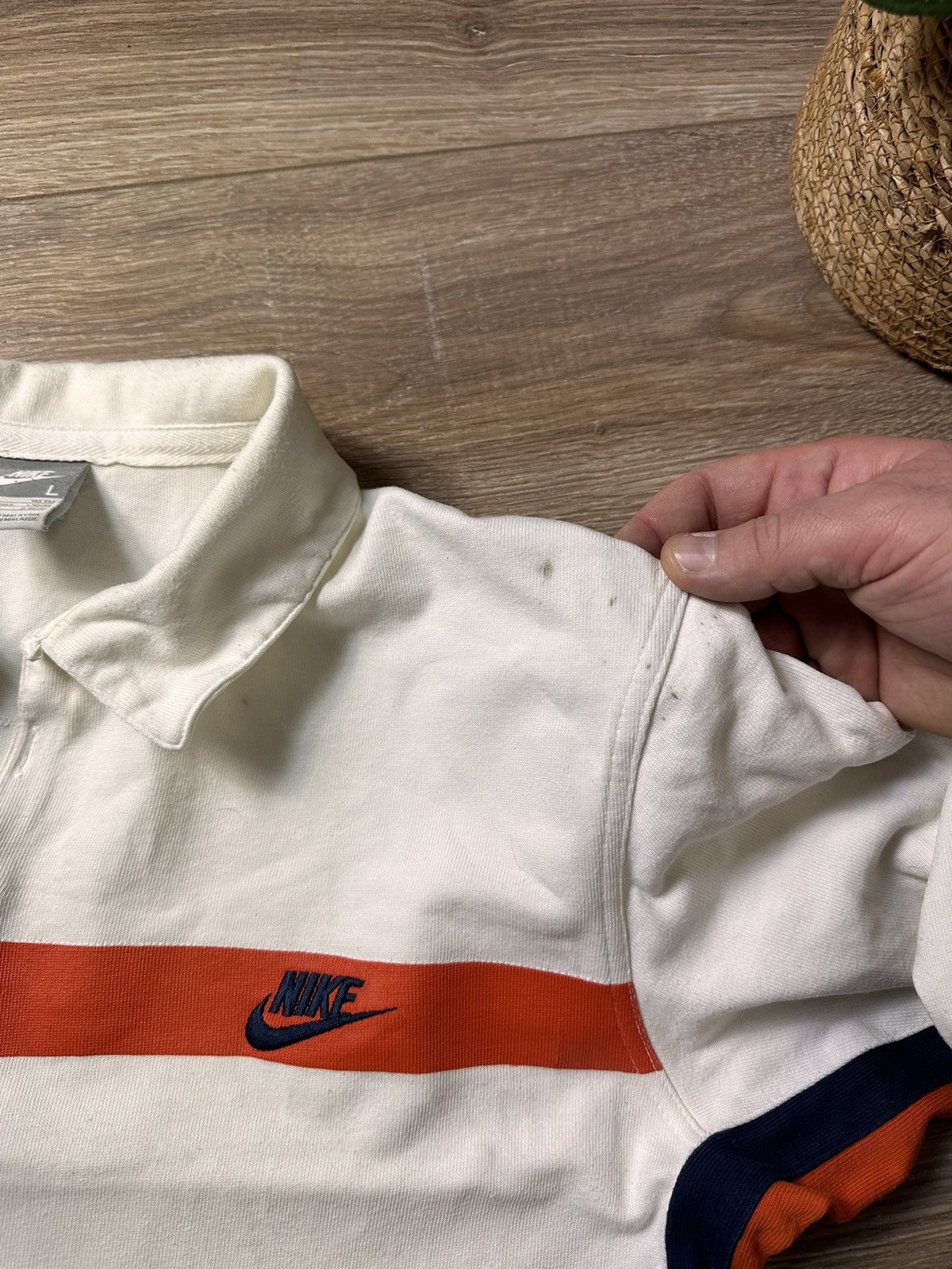 Nike NIKE Vintage Oregon 77 Rugby Shirt Long Sleeve Size US L / EU 52-54 / 3 - 6 Thumbnail