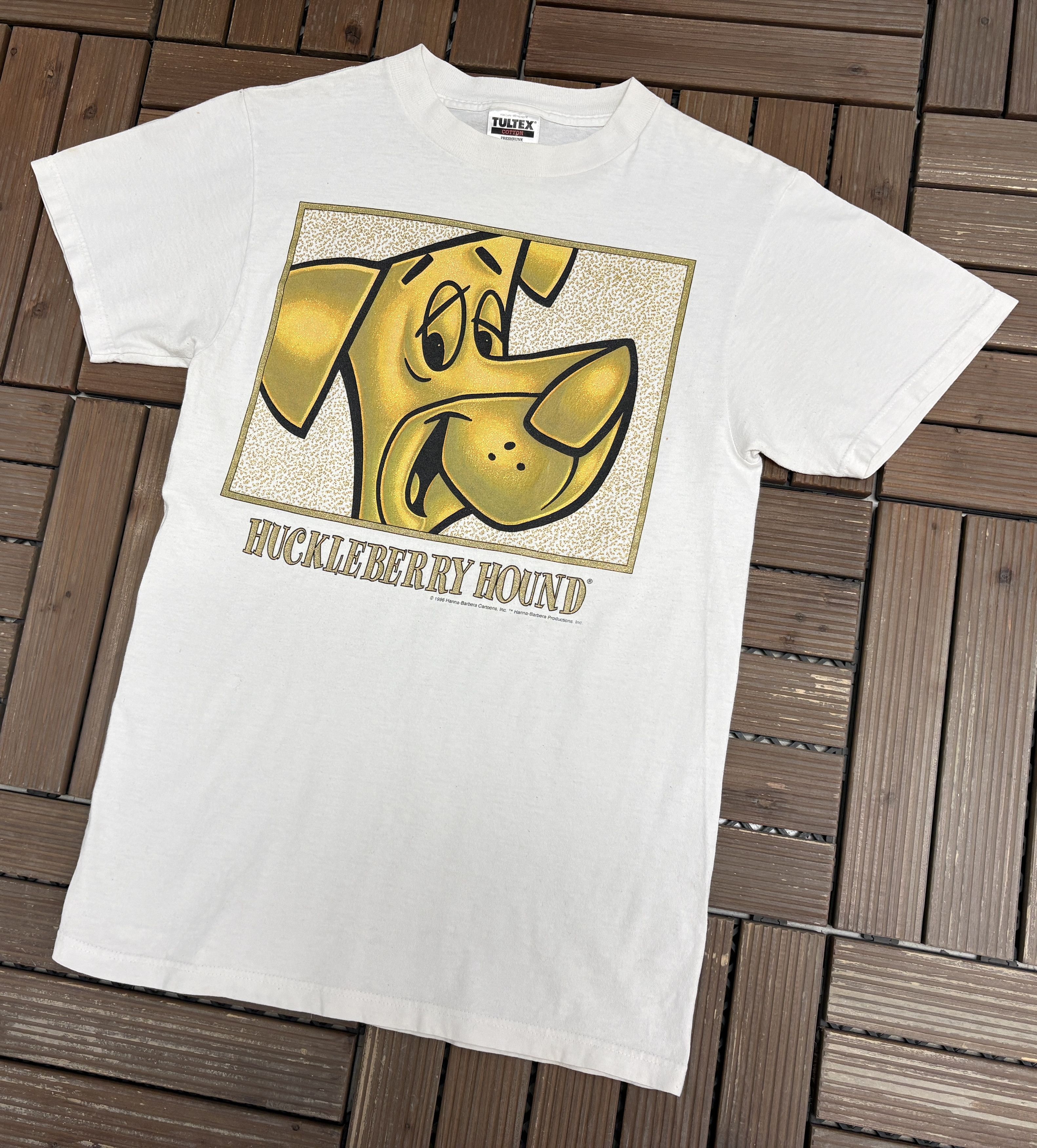 Vintage Huckleberry Hound Vintage White T-Shirt Tee Size US S / EU 44-46 / 1 - 4 Thumbnail
