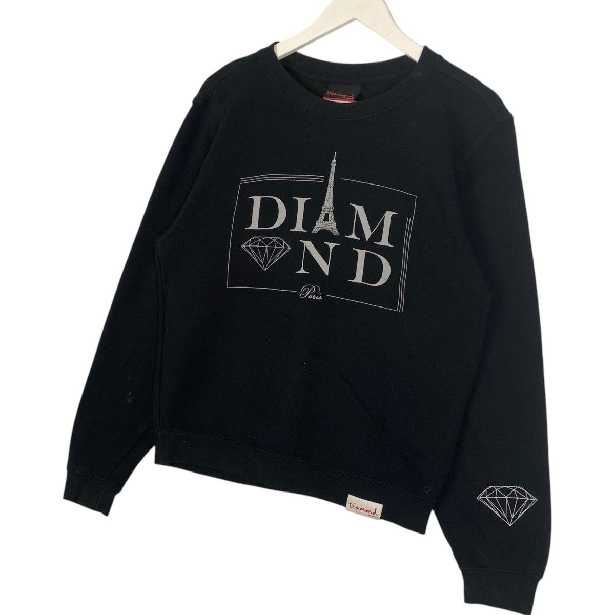 Vintage Vintage Diamond Crewneck Sweatshirt Brown Size M / US 6-8 / IT 42-44 - 2 Thumbnail