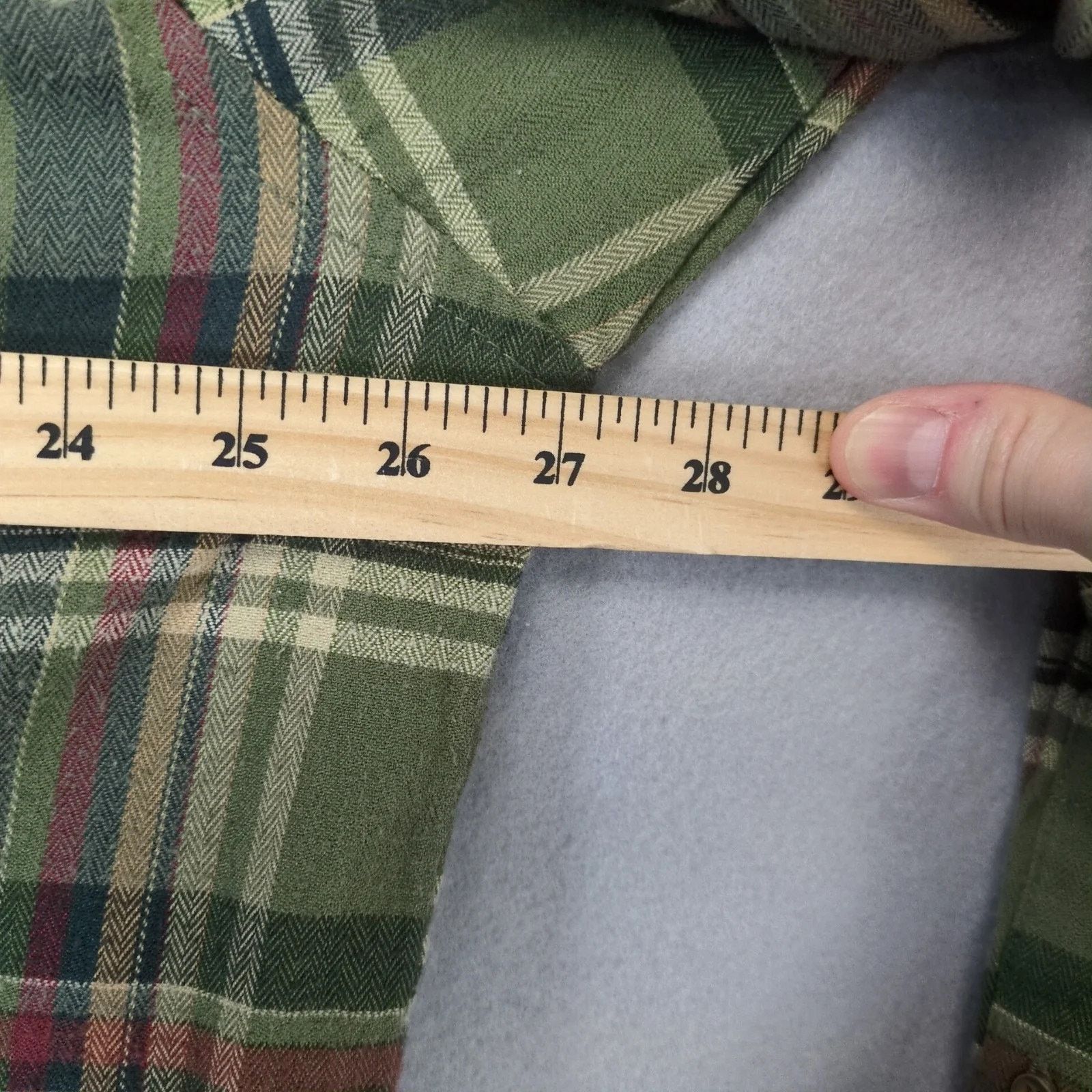 Vintage Northern Expedition Green Plaid Flannel Button Down Shirt Size US XXL / EU 58 / 5 - 5 Thumbnail