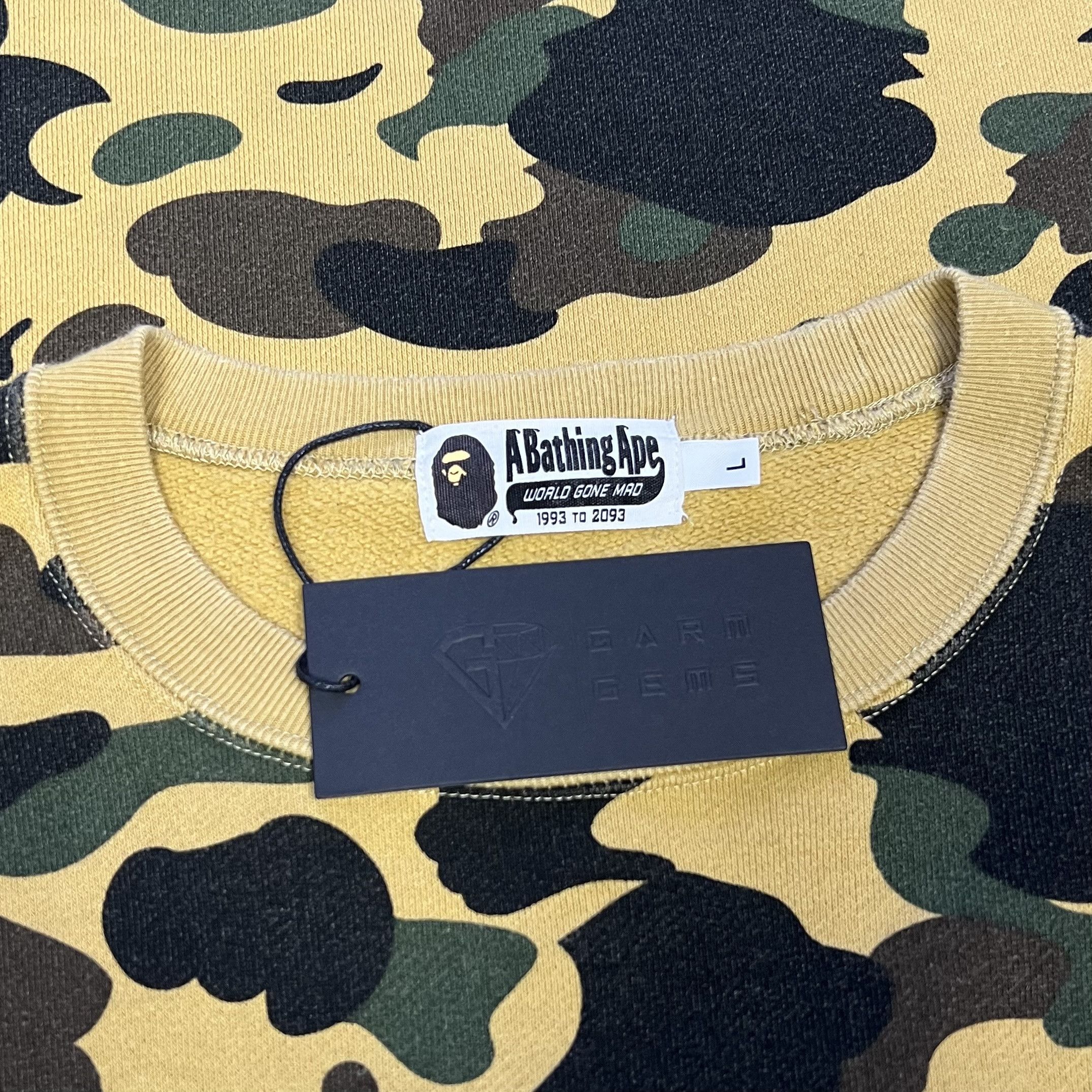 Bape A Bathing Ape 1st Camo Studs Sweatshirt Size US L / EU 52-54 / 3 - 5 Thumbnail