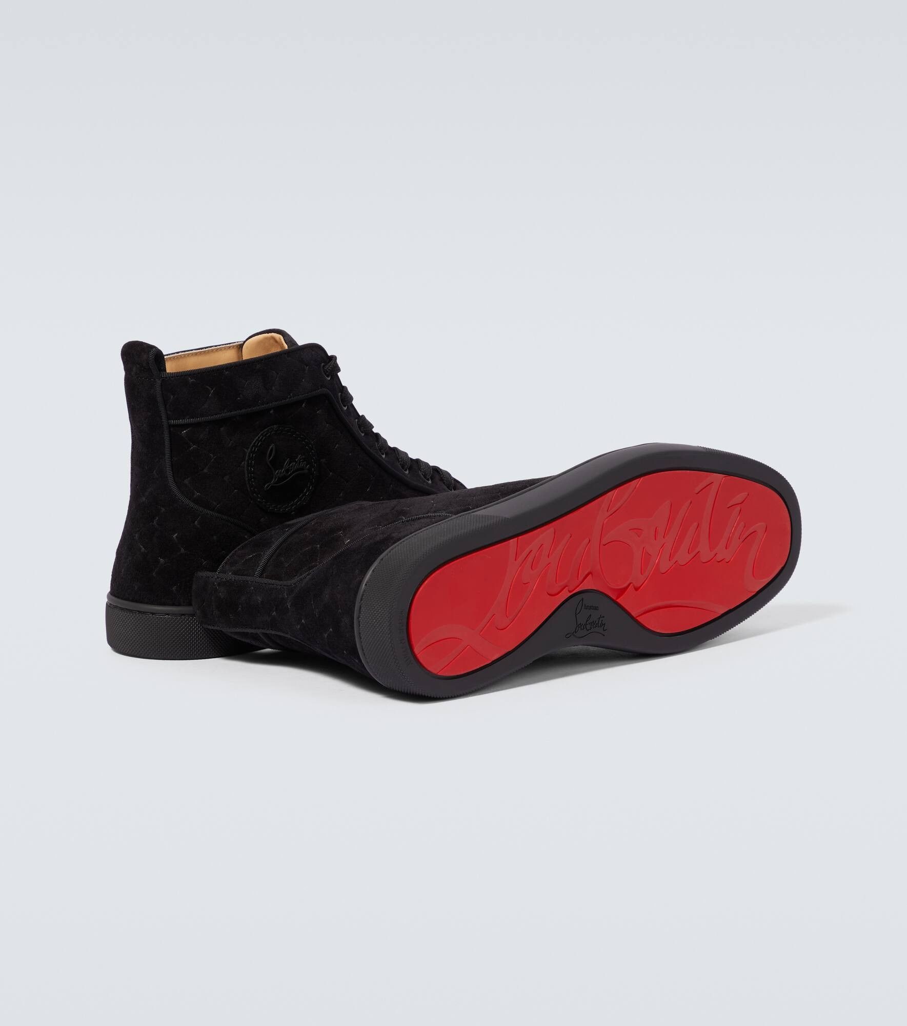 Christian Louboutin o1s1wg110225 Louis Junior Orlato Flat in Black Size US 6 / EU 39 - 6 Thumbnail