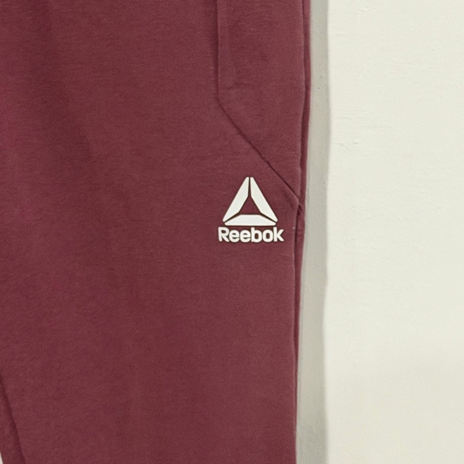 Reebok Reebok Men's Burgundy Joggers Size US 32 / EU 48 - 4 Thumbnail