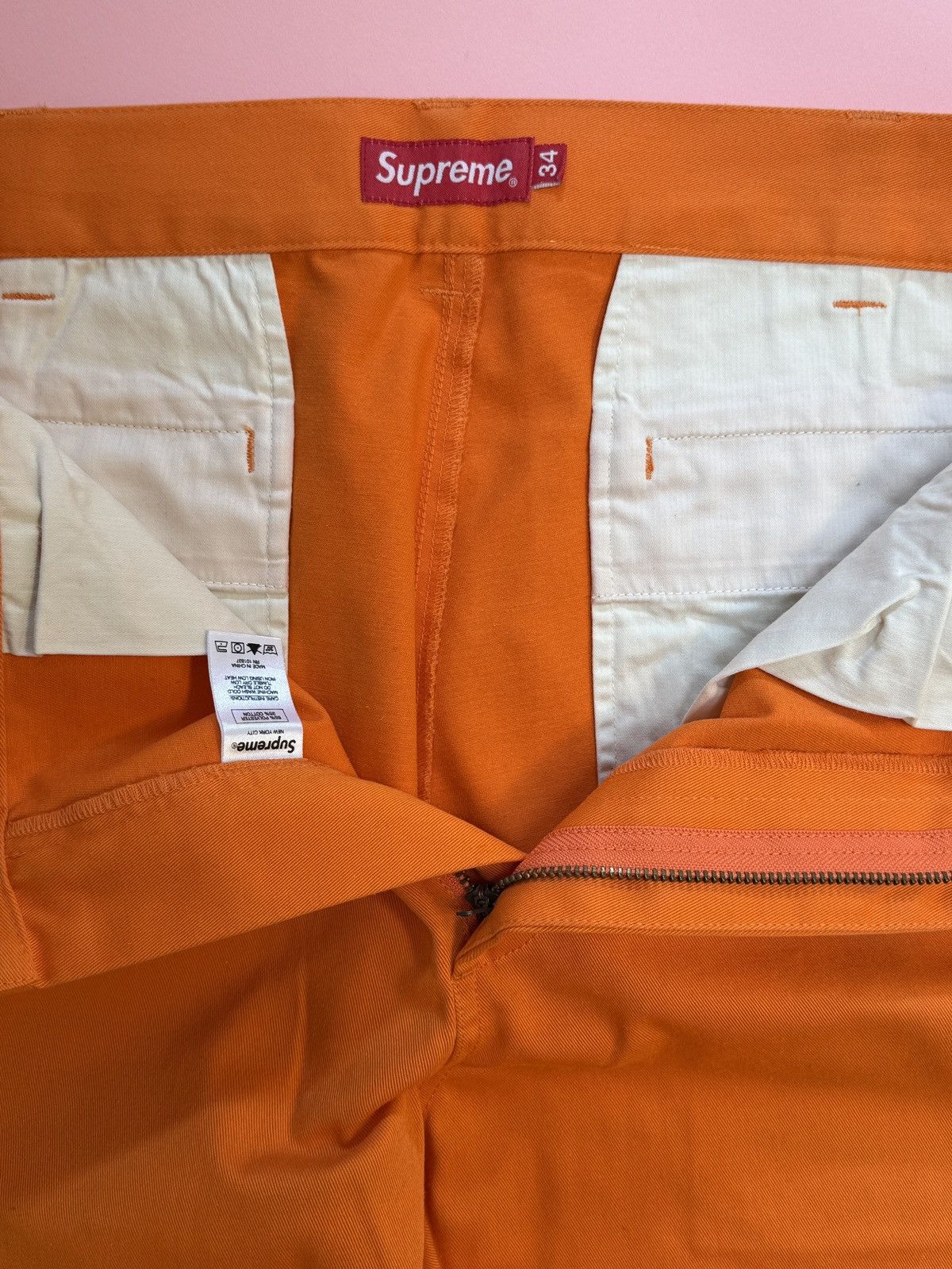 Supreme Supreme Twill Chinos 2017 Size US 34 / EU 50 - 4 Thumbnail