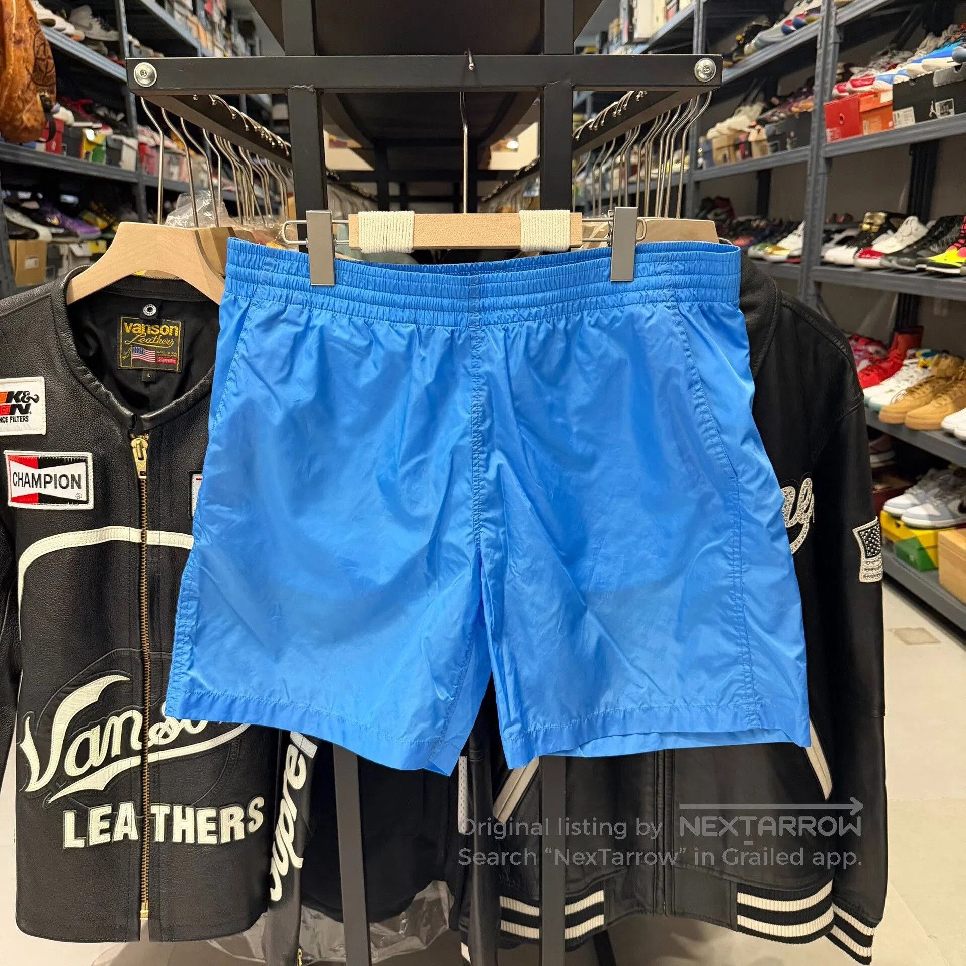 Louis Vuitton LV Blue Casual Nylon Shorts. Size US 26 / EU 42 - 5 Thumbnail