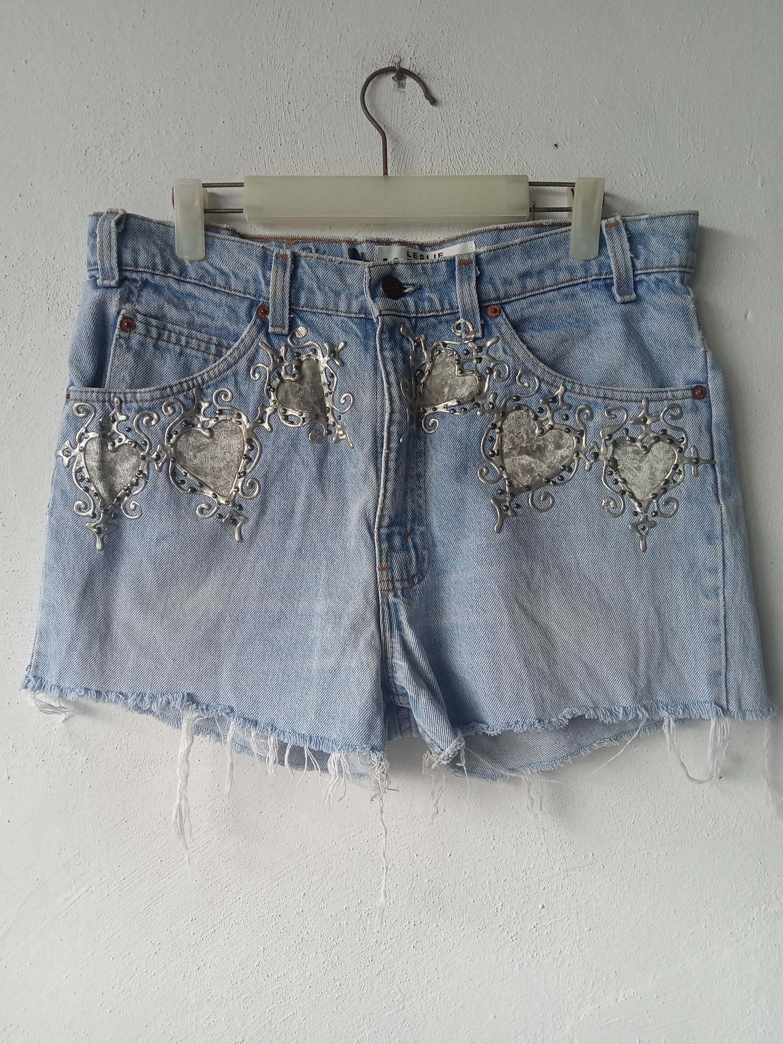 Levi's Vintage Clothing Vintage 90s Levis x Leslie Hamel Cut Off Jeans Size 33" - 1 Thumbnail