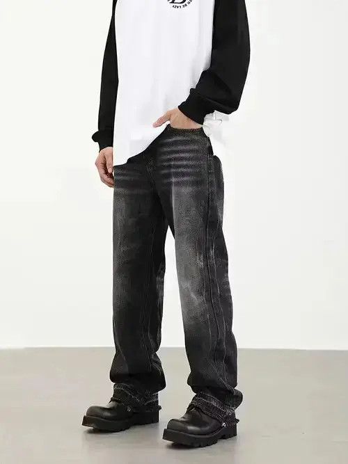 Designer × Japanese Brand × Jean vibe faded washed jeans Size US 32 / EU 48 - 3 Thumbnail