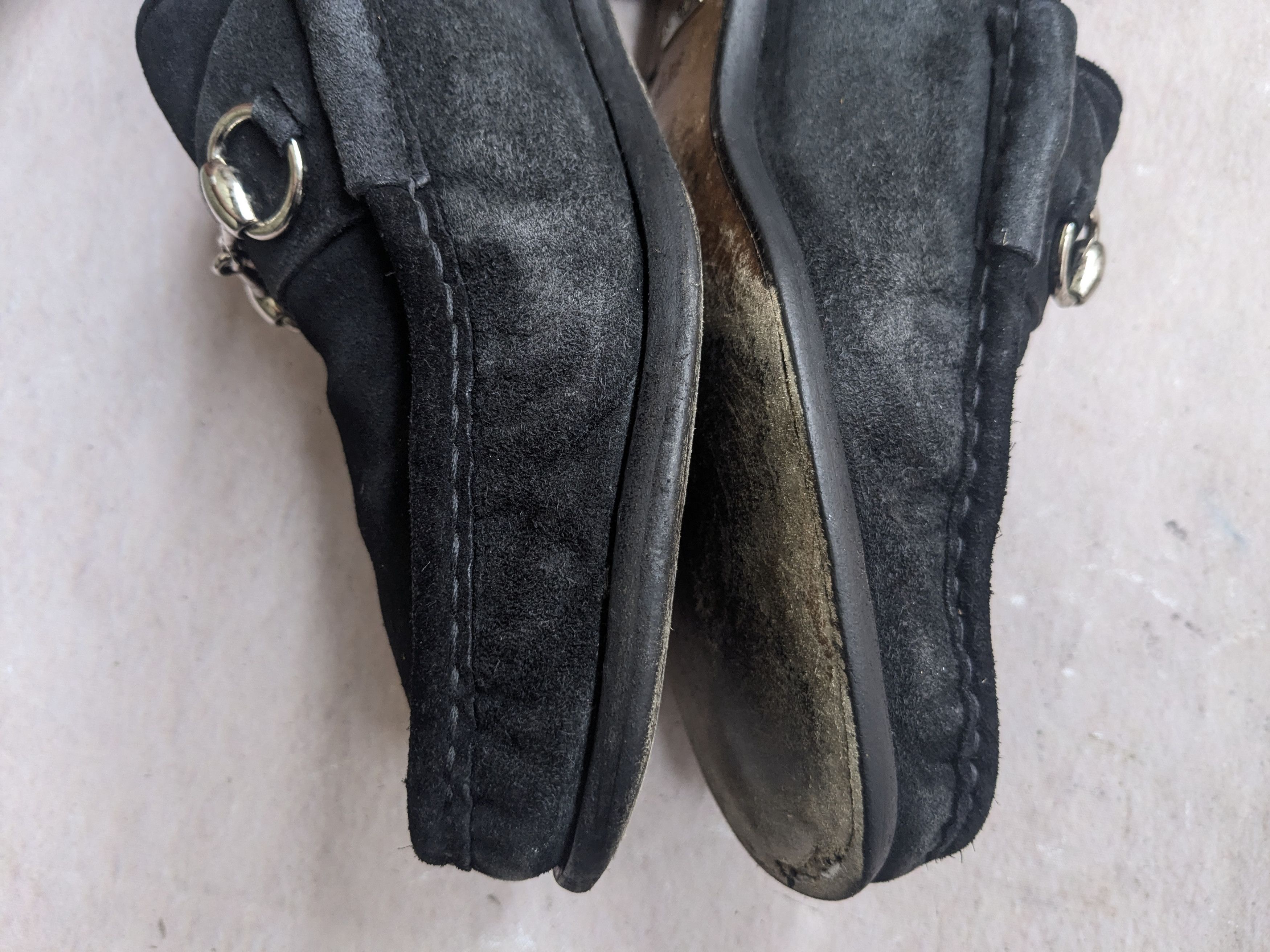 Gucci × Tom Ford × Vintage Gucci Horsebit Loafers Black Leather Size 9.5 Italy Slip On Size US 9.5 / EU 42-43 - 11 Thumbnail