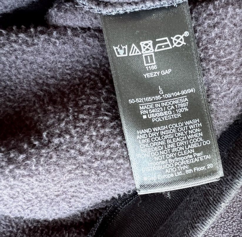 Gap × Yeezy Polar Fleece Regular Fit Hoodie- Yeezy x Gap Unreleased Size US L / EU 52-54 / 3 - 7 Thumbnail