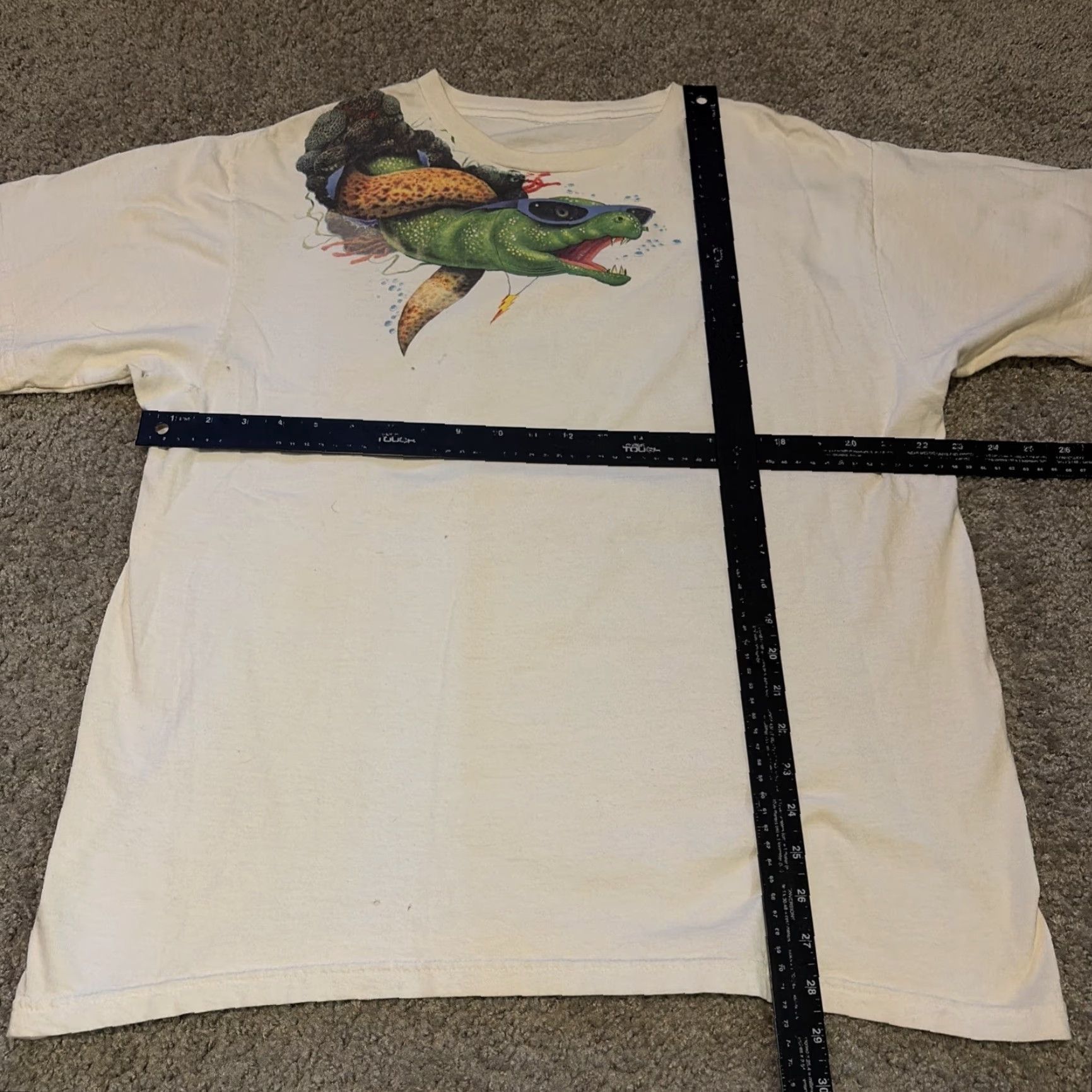 Vintage VINTAGE It’s A Moray Eel Nature Animal Funny White T-Shirt XL Mens Size US XL / EU 56 / 4 - 4 Thumbnail