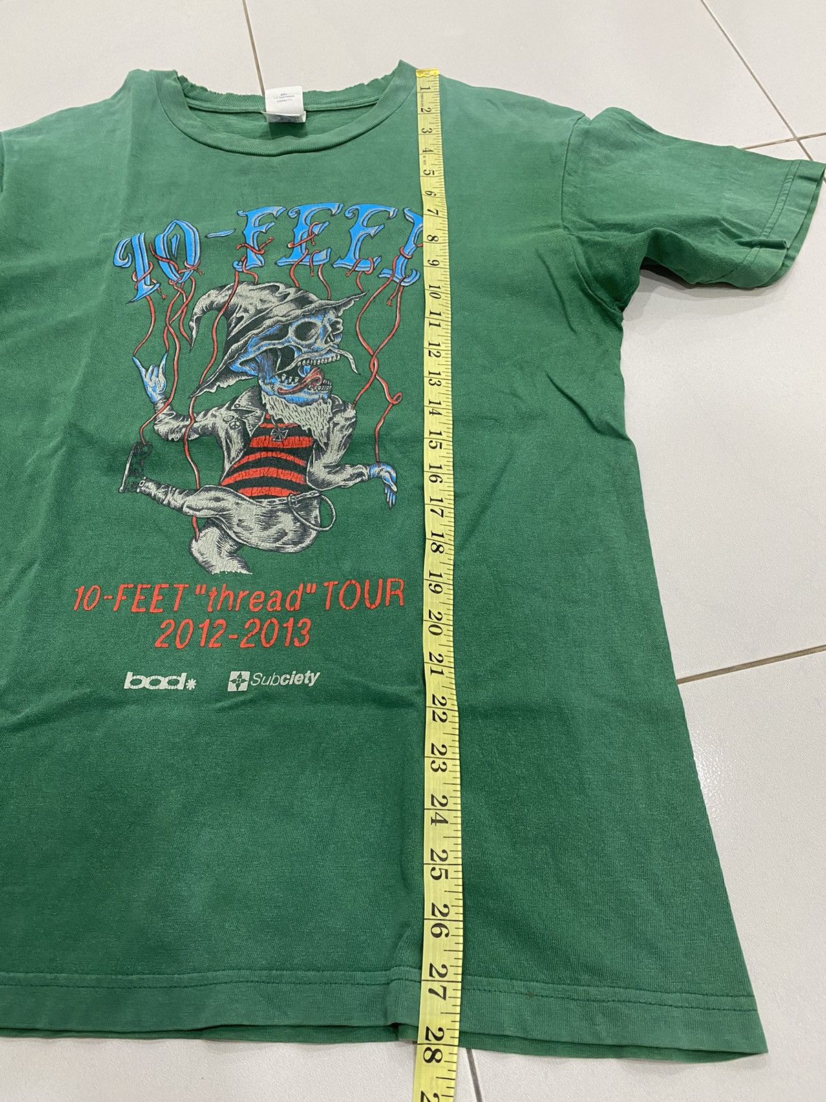 Vintage 10 feet “tread” Tour Subciety T-Shirts Size M Size US M / EU 48-50 / 2 - 7 Thumbnail