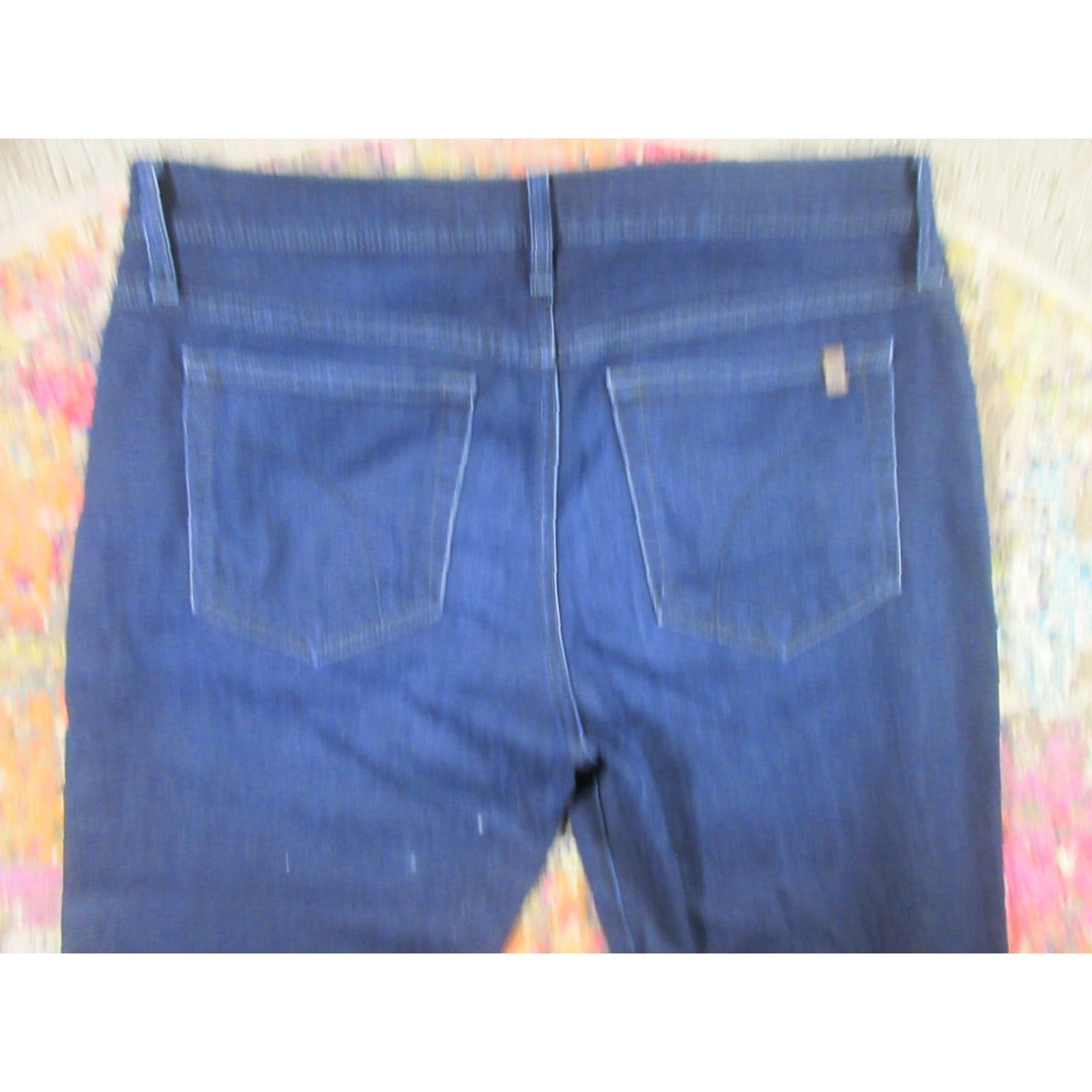 Vintage Joe's Jeans Men Jeans Blue Dark Wash Denim Emerson Tapered Stretch 35x36 Regular Inseam 36 Pocket 5-Zip Mid Rise Straight Vintage No Size US 35 - 4 Thumbnail