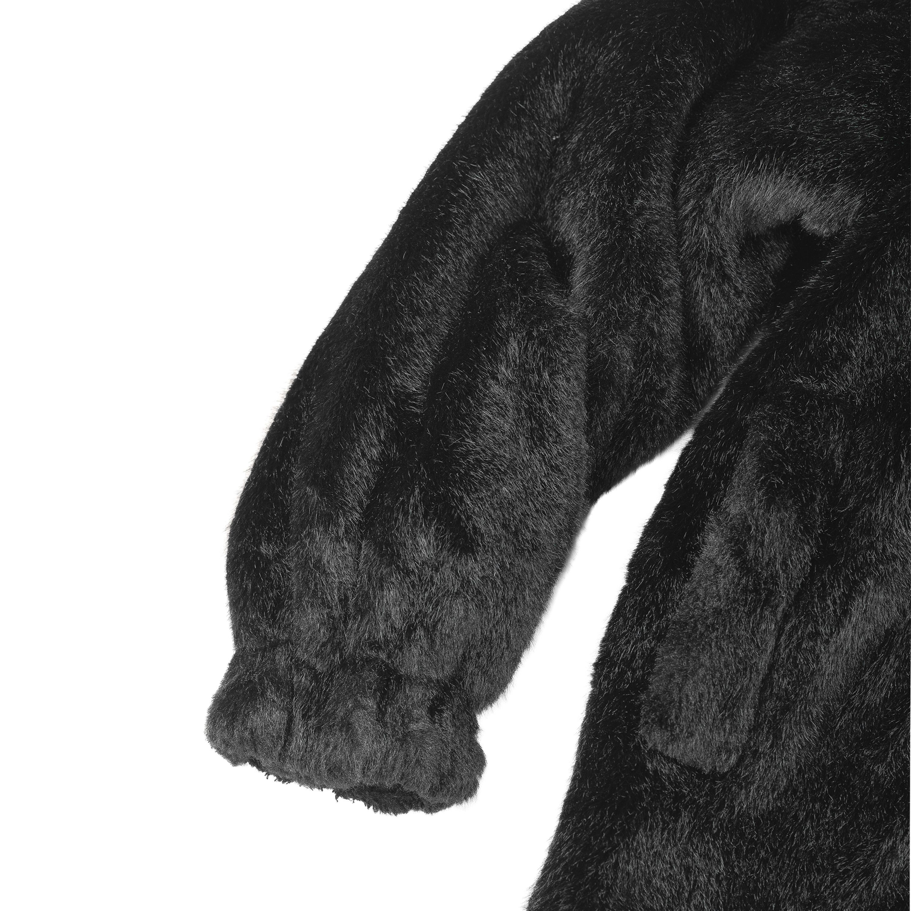 Helmut Lang Helmut Lang Oversized Black Faux Mink Bomber Jacket Size M / US 6-8 / IT 42-44 - 7 Thumbnail