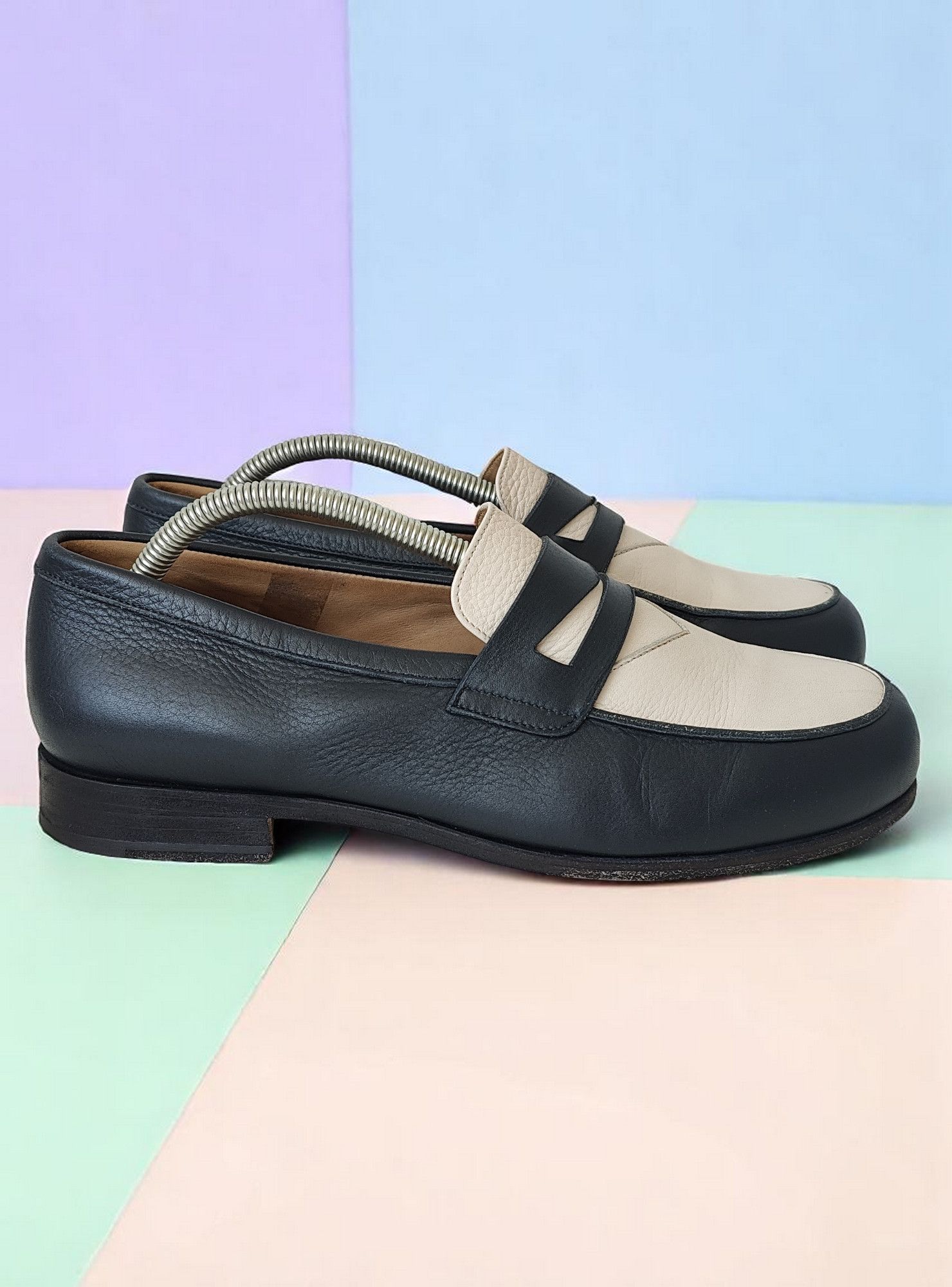 Maison Kitsune Maison Kitsune Luxury Leather Penny Loafers Size US 10 / EU 43 - 2 Thumbnail