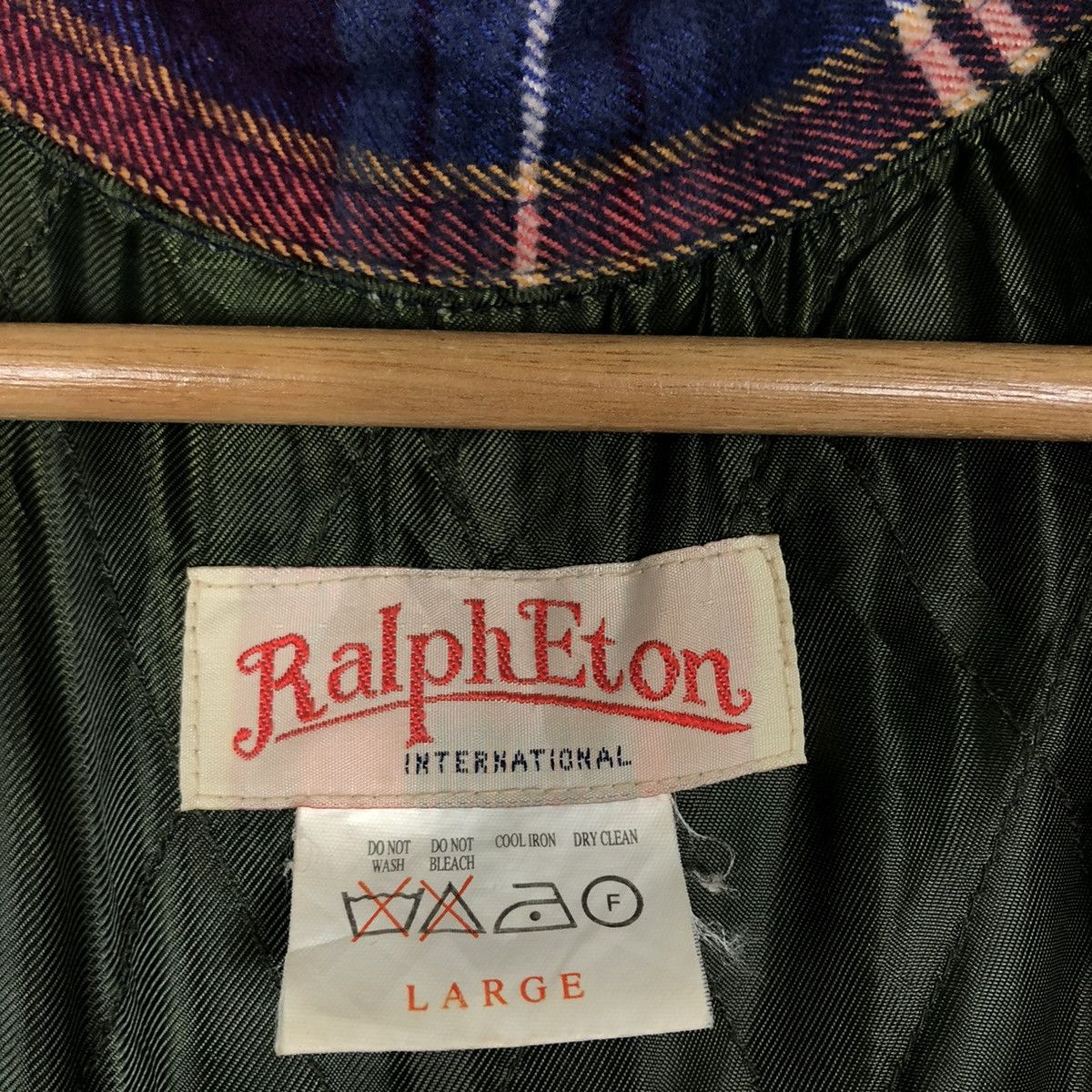 Japanese Brand 🔥VINTAGE CHORE JACKET RALPH ETON TARTAN DESIGN Size US L / EU 52-54 / 3 - 17 Thumbnail
