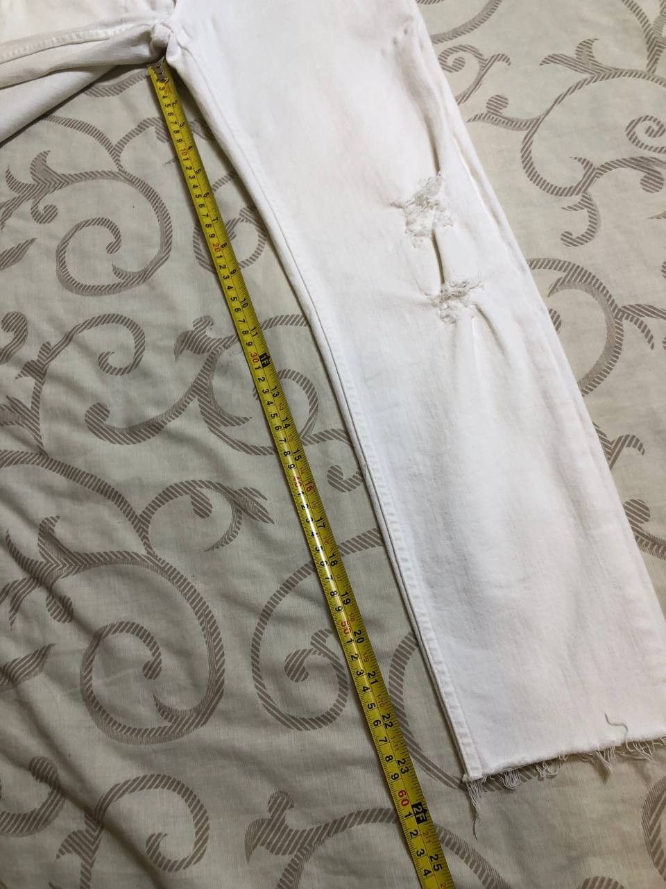 Allsaints ALL SAINTS Women's Fit skinny Distressed jeans white Size 28" / US 6 / IT 42 - 12 Thumbnail