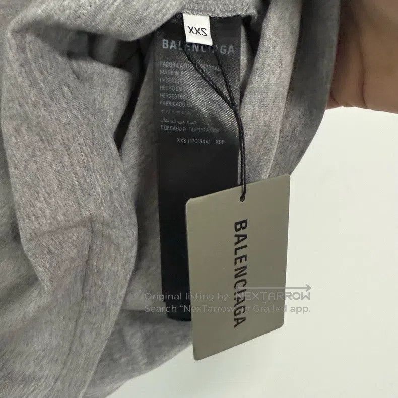 Balenciaga Balenciaga 25SS Cotton Tape Sticker T-Shirt Size US XXS / EU 40 - 4 Thumbnail