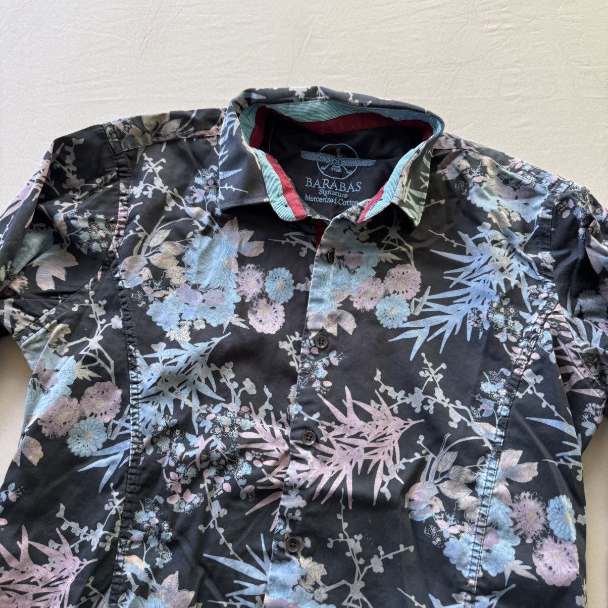 Other Barabas Cotton Tropical Floral Button Up Shirt Size US M / EU 48-50 / 2 - 4 Thumbnail