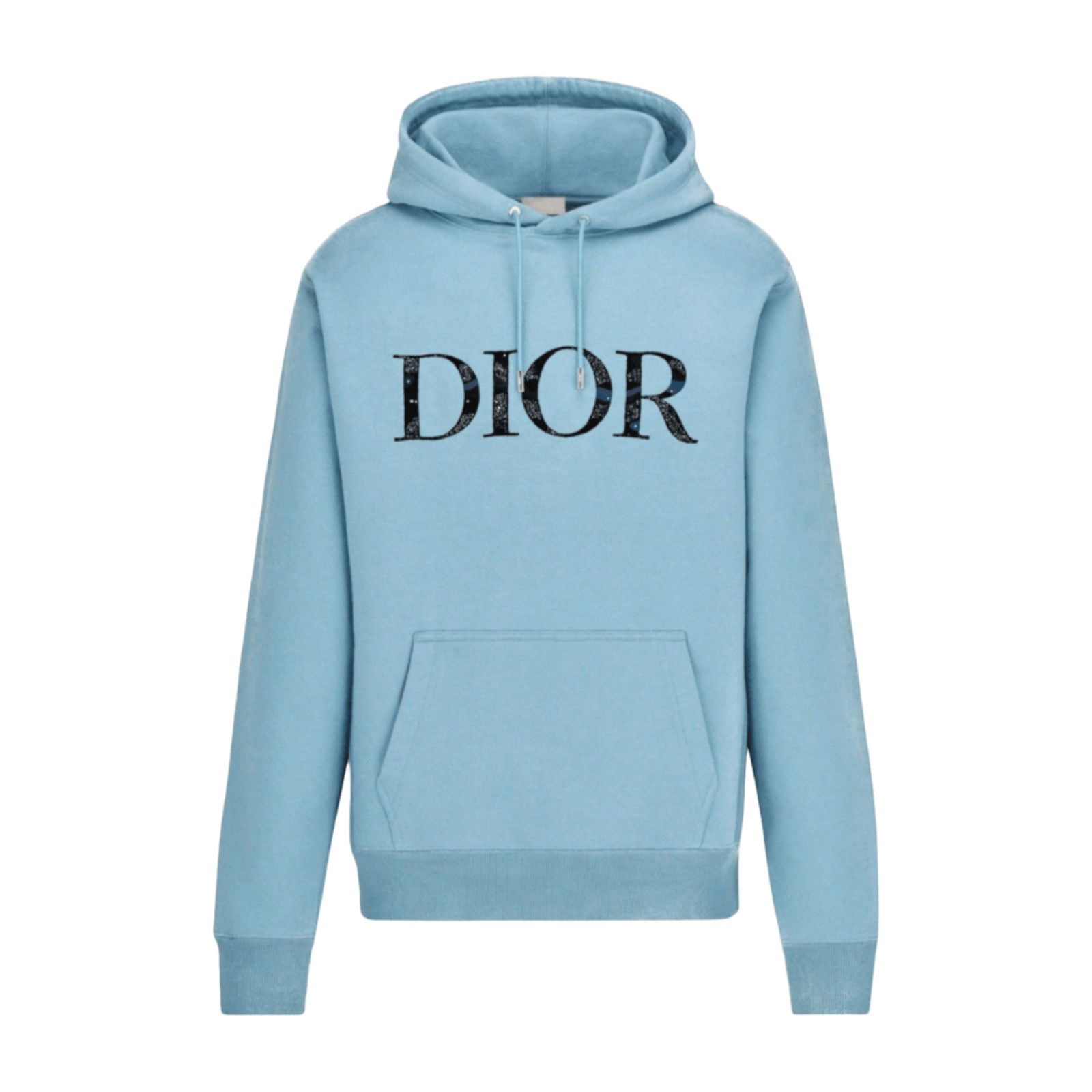 image of Dior X Peter Doig Galaxy Hooded Sweatshirt Blue, Men's (Size Small)