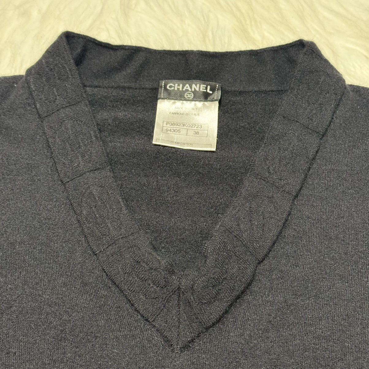 Chanel Genuine Chanel Camellia Cashmere Long Sleeve Knit Sweater 38 Size XS / US 0-2 / IT 36-38 - 8 Thumbnail