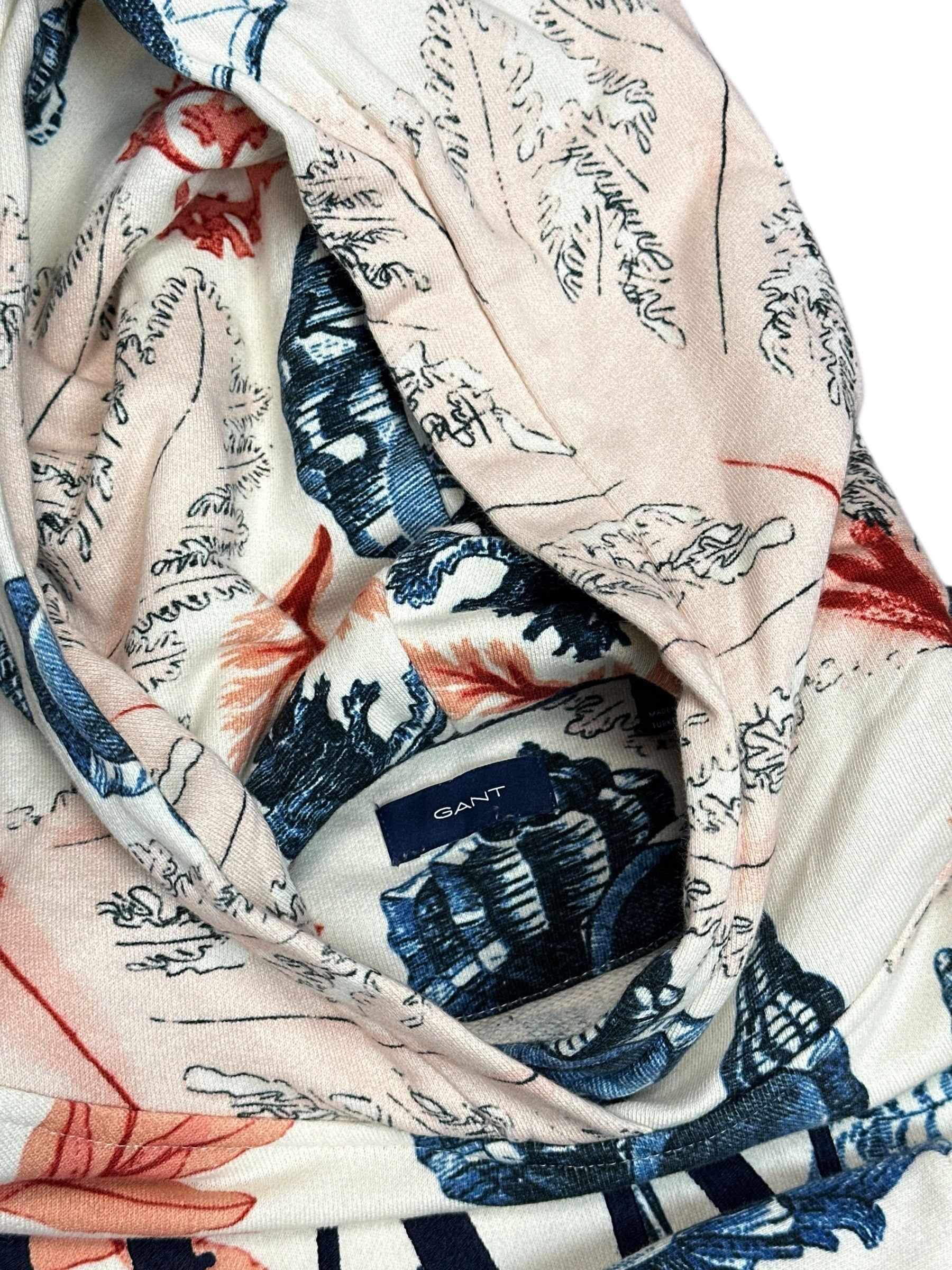 Gant Gant floral printed soft hoodie Size US M / EU 48-50 / 2 - 4 Thumbnail