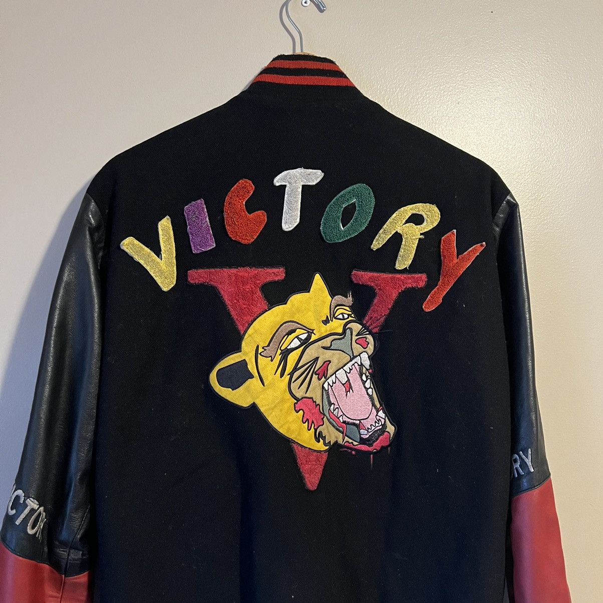 Vintage Victory Motorcycles Vintage Leather Varsity Jacket Size US M / EU 48-50 / 2 - 3 Thumbnail