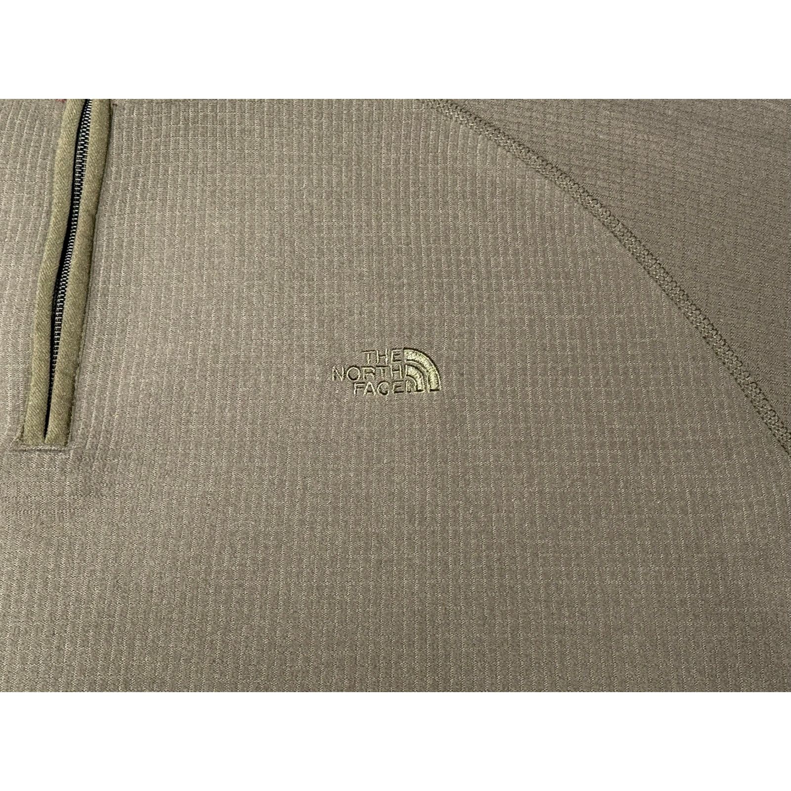 The North Face The North Face Waffle Knit Thermal Quarter Zip Sweatshirt L Size US L / EU 52-54 / 3 - 4 Thumbnail