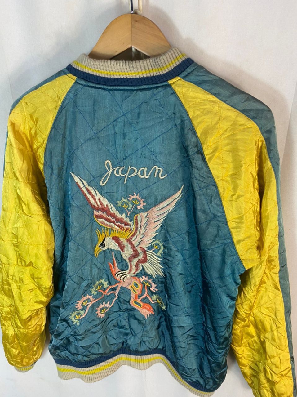 Japanese Brand × Vintage Rare🔥vintage Sukajan reversible rayon jacket by pin ball Size US M / EU 48-50 / 2 - 21 Thumbnail