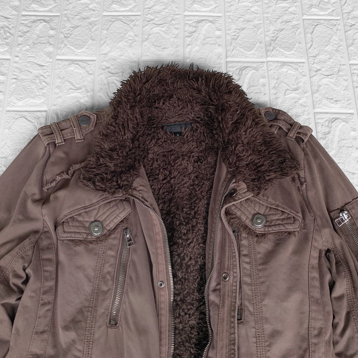 If Six Was Nine × In The Attic In the attic Military parka jacket mink fur lining Nice! Size US M / EU 48-50 / 2 - 6 Thumbnail