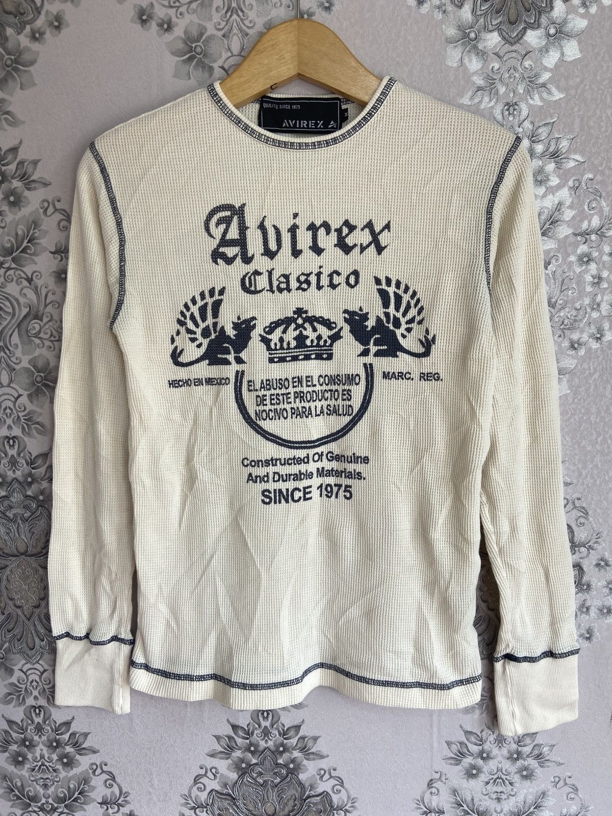 Le Grande Bleu (L.G.B.) Vintage Y2K Avirex Clasico Longsleeve Size US M / EU 48-50 / 2 - 1 Thumbnail