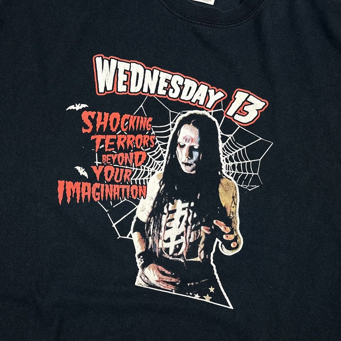 Other Vintage 00’s Wednesday 13 Horror Punk Gothic Rock T Shirt Size US XL / EU 56 / 4 - 4 Thumbnail