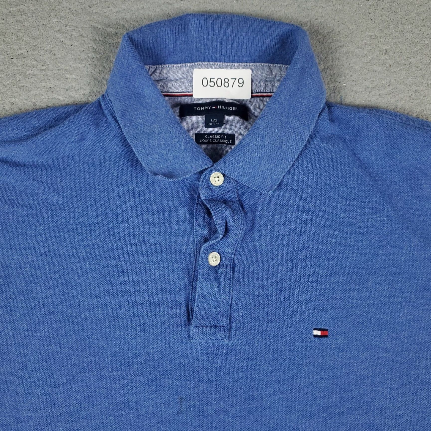 Tommy Hilfiger VINTAGE Tommy Hilfiger Polo Shirt Mens L Blue Polo Adult Large Blue Logo Casual Short Sleeve Sports Modern Preppy Mens Size US L / EU 52-54 / 3 - 2 Thumbnail