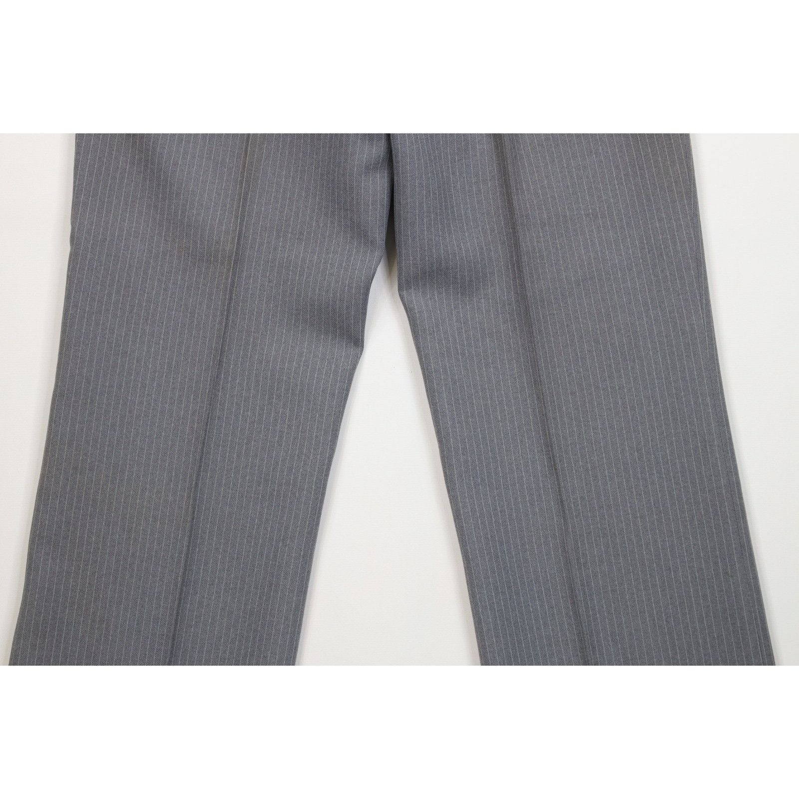 Vintage Vintage 70s Streetwear 2 Piece Knit Suit Wedding Gray Size 38R - 21 Thumbnail