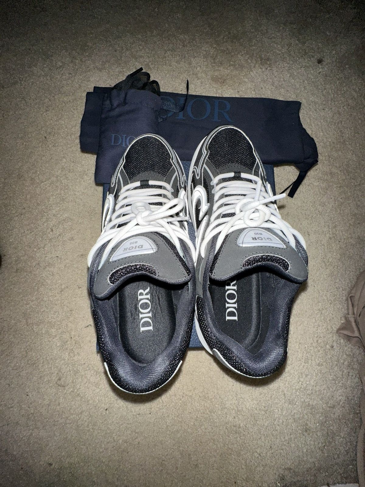 Dior Dior b30 Black and white Size US 9 / EU 42 - 12 Thumbnail