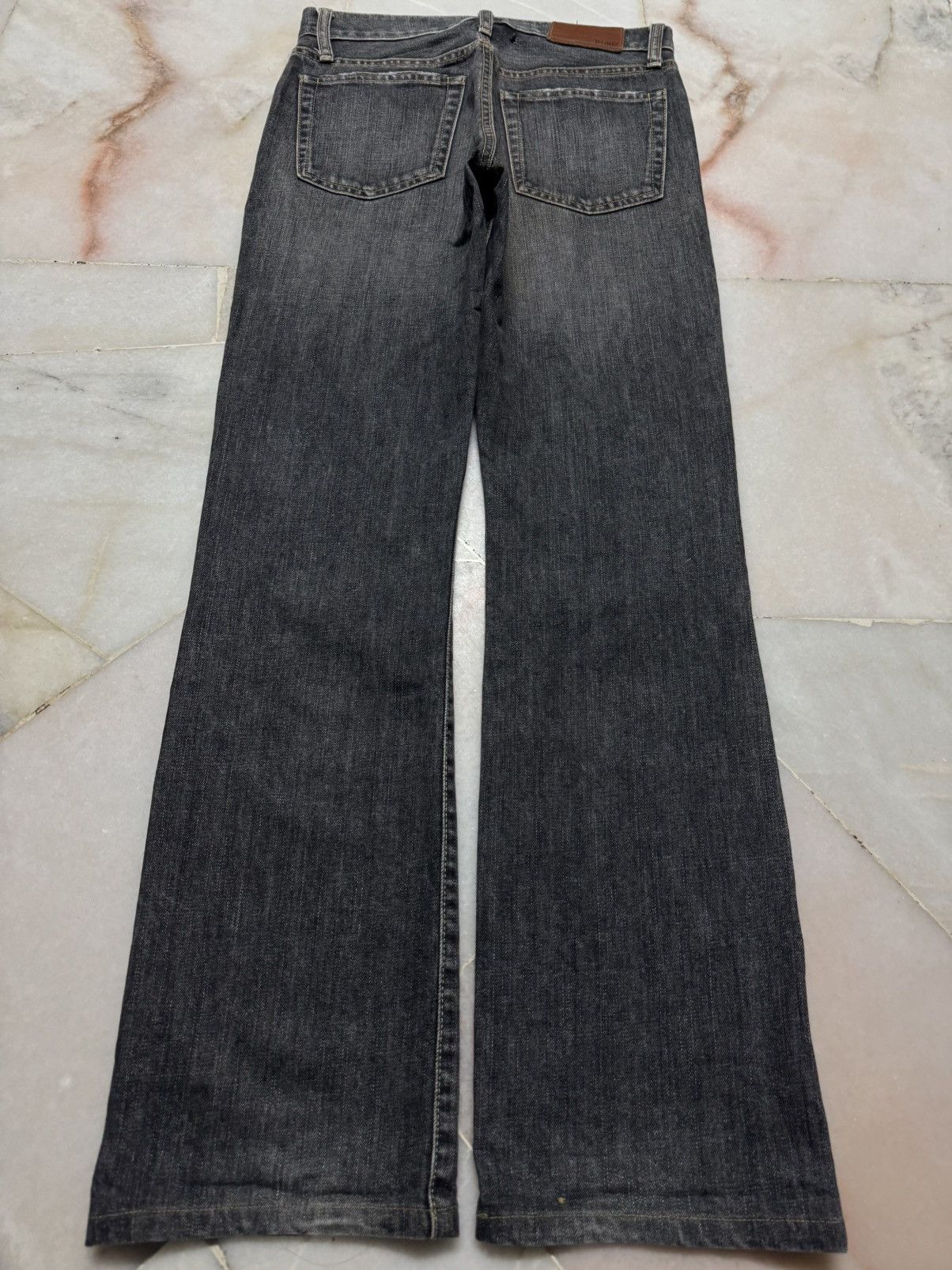 Japanese Brand 💥Regular Fit Boot Cut💥90s Uniqlo Sand Washed Distressed Size US 28 / EU 44 - 10 Thumbnail